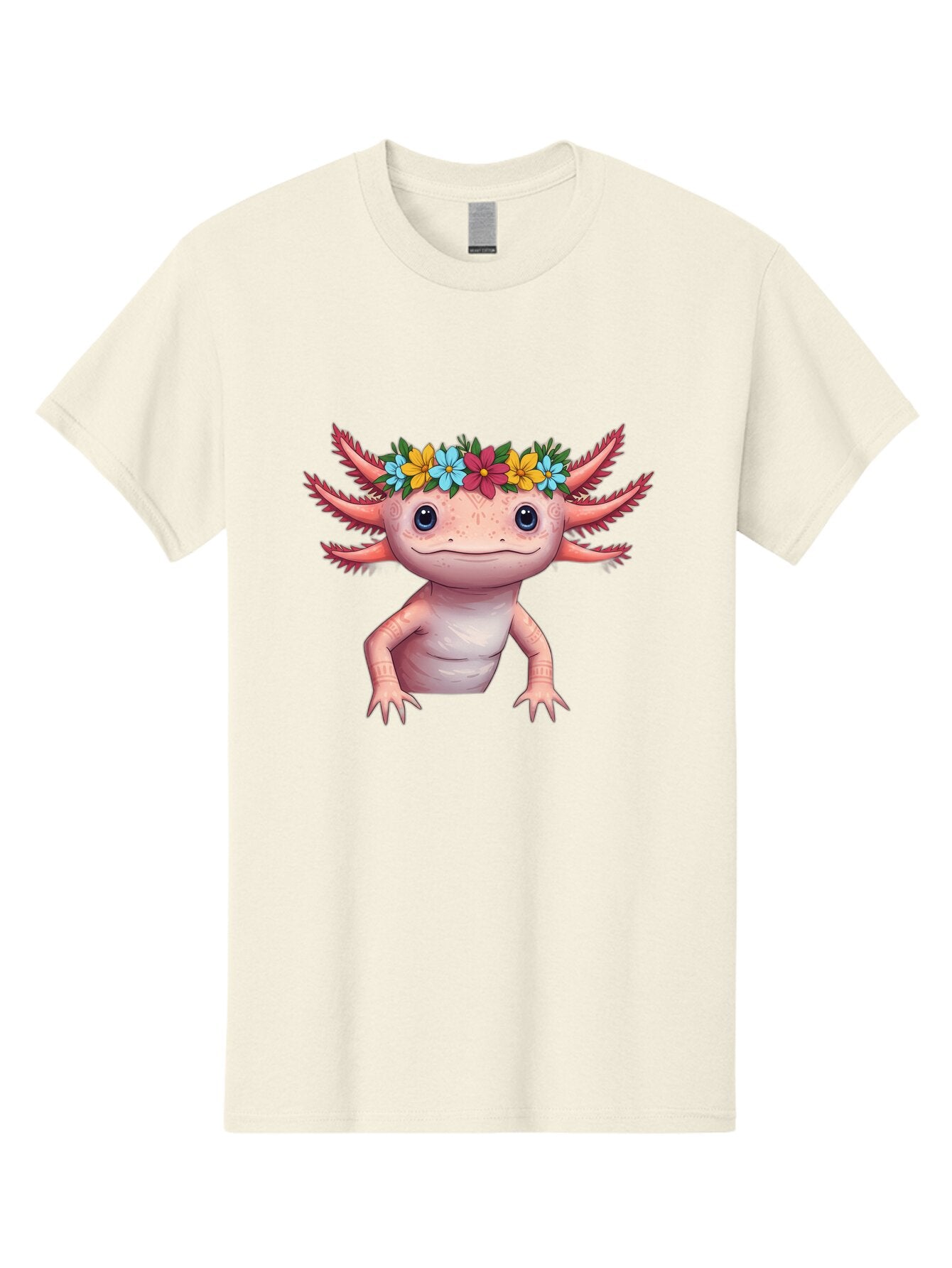 Axolotl-With-Flowers-3 Men'S Graphic Tee, 100% Cotton, Comfortable Casual Summer Wear, Machine Washable, Vintage Camera, Old Camera, Antique Camera, Black Camera, Classic Photography, Photography Equipment, Nostalgic Device, Film Camera, Baq314 10
