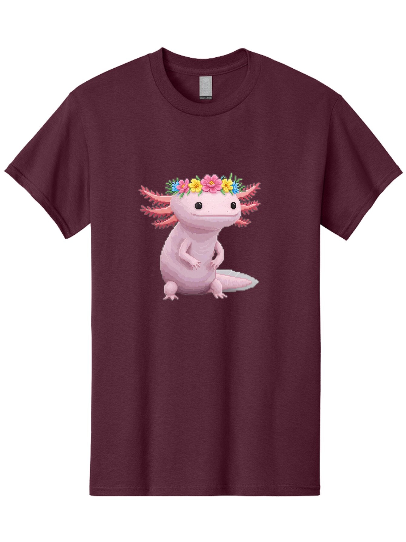 Axolotl-With-Flowers Men'S Graphic Tee, 100% Cotton, Comfortable Casual Summer Wear, Machine Washable, Vintage Camera, Old Camera, Antique Camera, Black Camera, Classic Photography, Photography Equipment, Nostalgic Device, Film Camera, Baq315 11