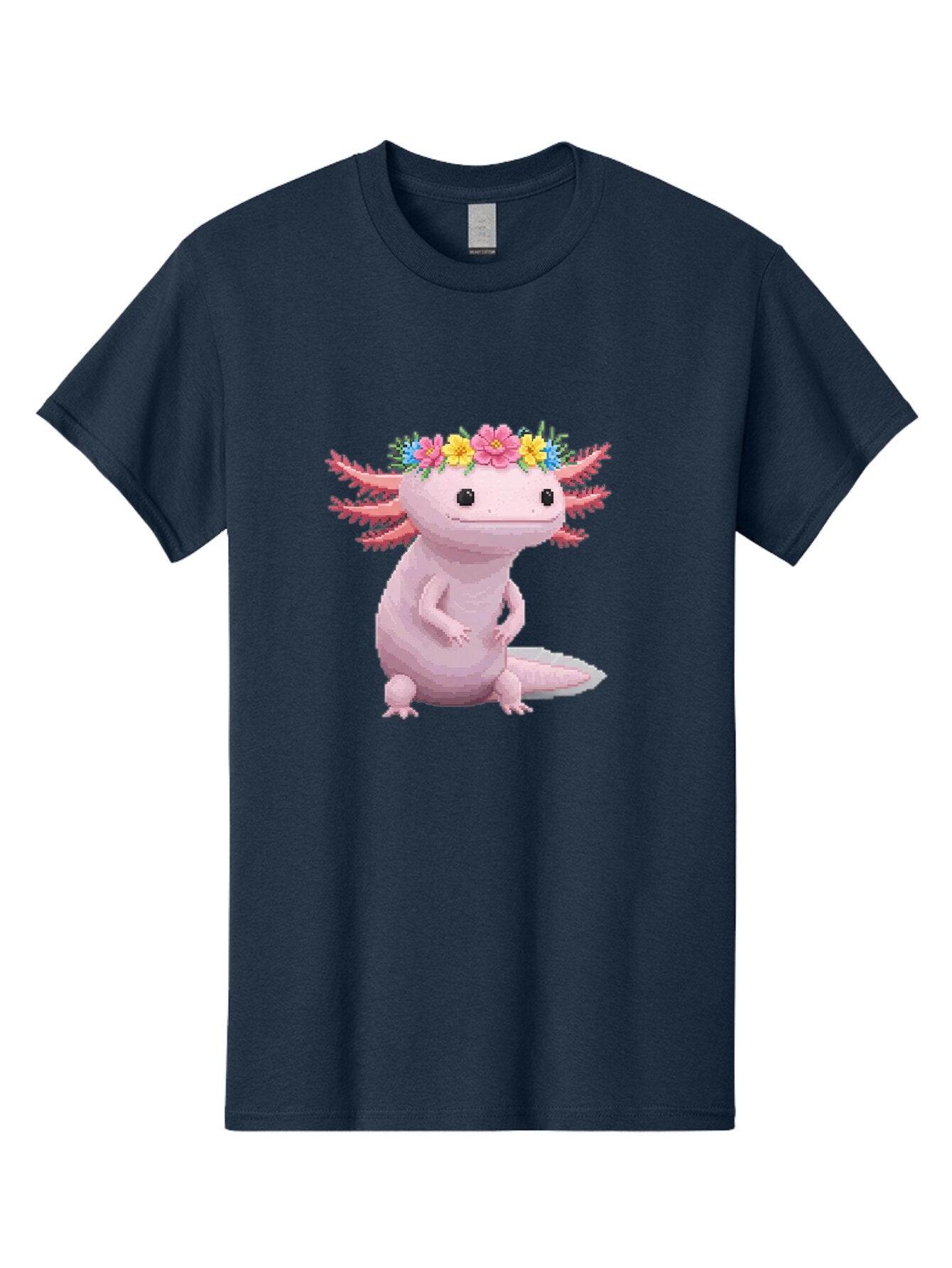 Axolotl-With-Flowers Men'S Graphic Tee, 100% Cotton, Comfortable Casual Summer Wear, Machine Washable, Vintage Camera, Old Camera, Antique Camera, Black Camera, Classic Photography, Photography Equipment, Nostalgic Device, Film Camera, Baq315 10