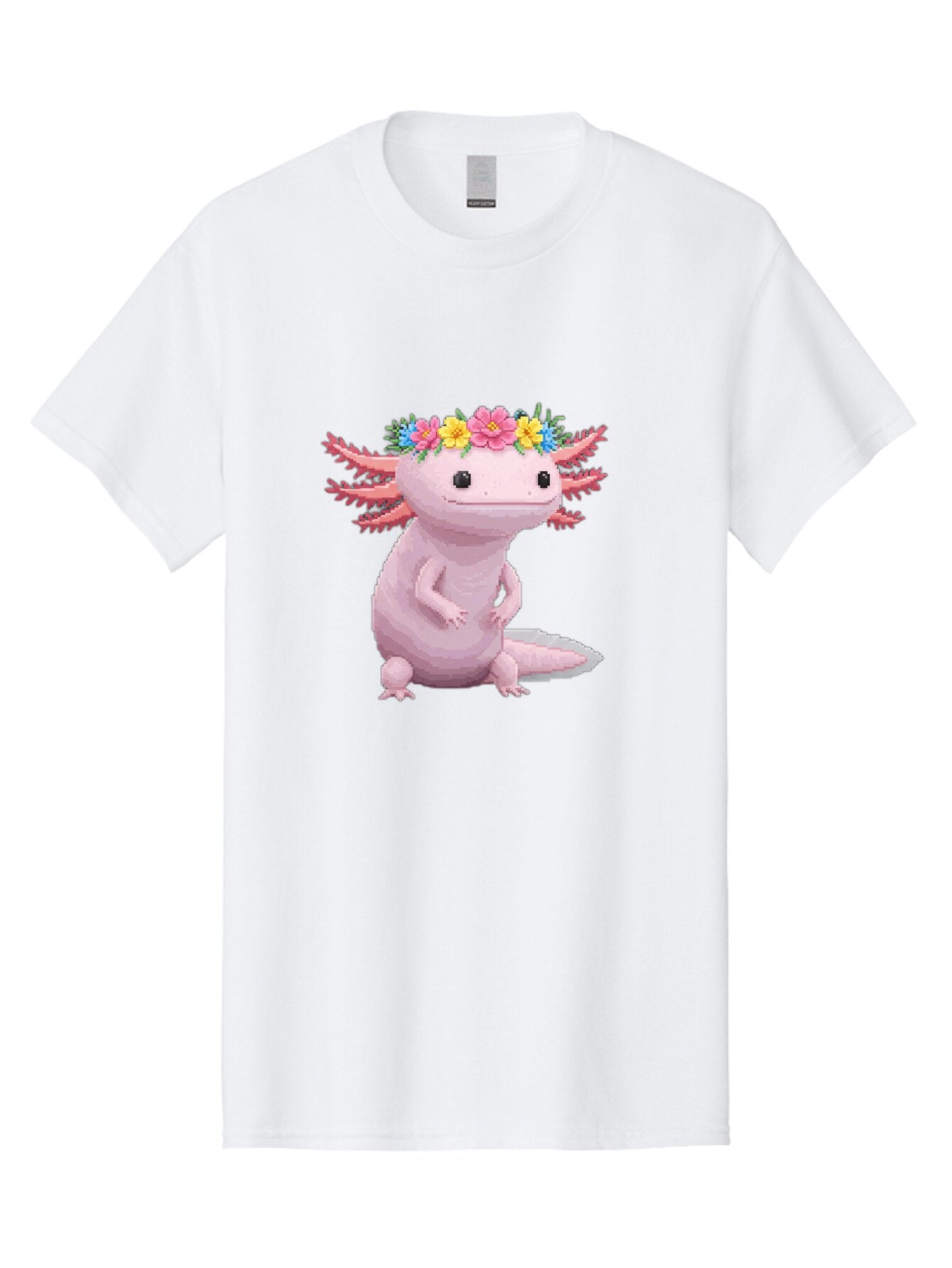 Axolotl-With-Flowers Men'S Graphic Tee, 100% Cotton, Comfortable Casual Summer Wear, Machine Washable, Vintage Camera, Old Camera, Antique Camera, Black Camera, Classic Photography, Photography Equipment, Nostalgic Device, Film Camera, Baq315 6