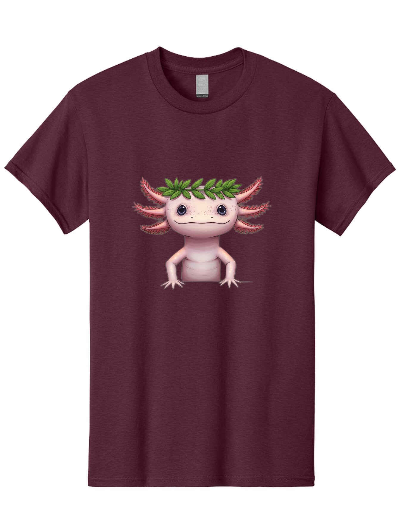 Axolotl-With-Leaves Men'S Graphic Tee, 100% Cotton, Comfortable Casual Summer Wear, Machine Washable, Vintage Camera, Old Camera, Antique Camera, Black Camera, Classic Photography, Photography Equipment, Nostalgic Device, Film Camera, Baq316 2