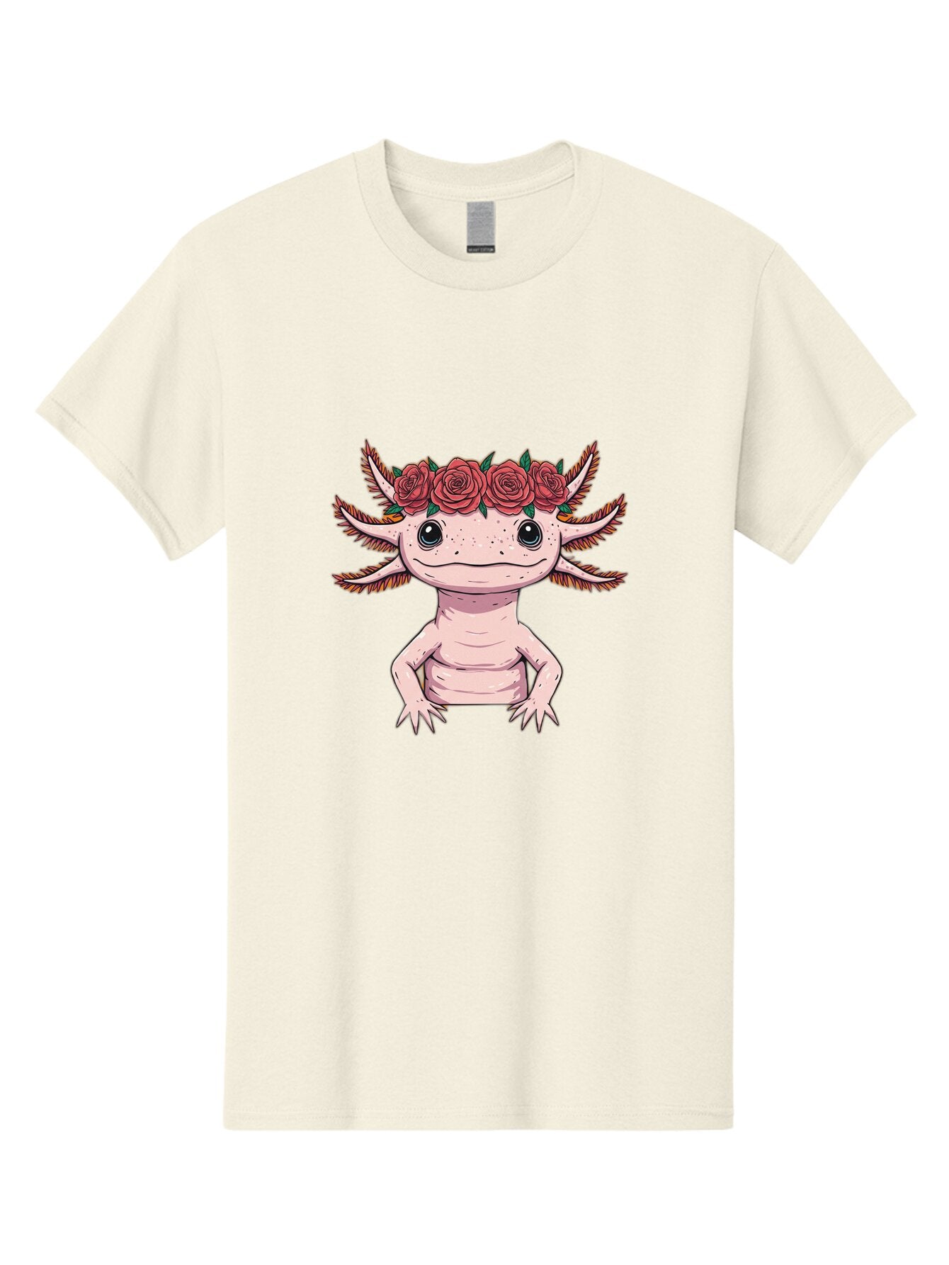 Axolotl-With-Roses Men'S Graphic Tee, 100% Cotton, Comfortable Casual Summer Wear, Machine Washable, Vintage Camera, Old Camera, Antique Camera, Black Camera, Classic Photography, Photography Equipment, Nostalgic Device, Film Camera, Baq317 2