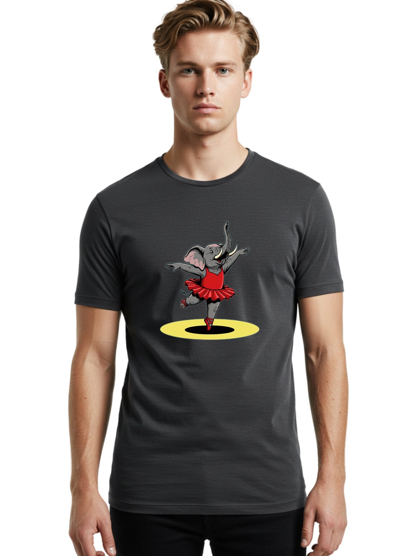 Ballerina-Elephant-1 Men'S Graphic Tee, 100% Cotton, Comfortable Casual Summer Wear, Machine Washable, Vintage Camera, Old Camera, Antique Camera, Black Camera, Classic Photography, Photography Equipment, Nostalgic Device, Film Camera, Baq325 29