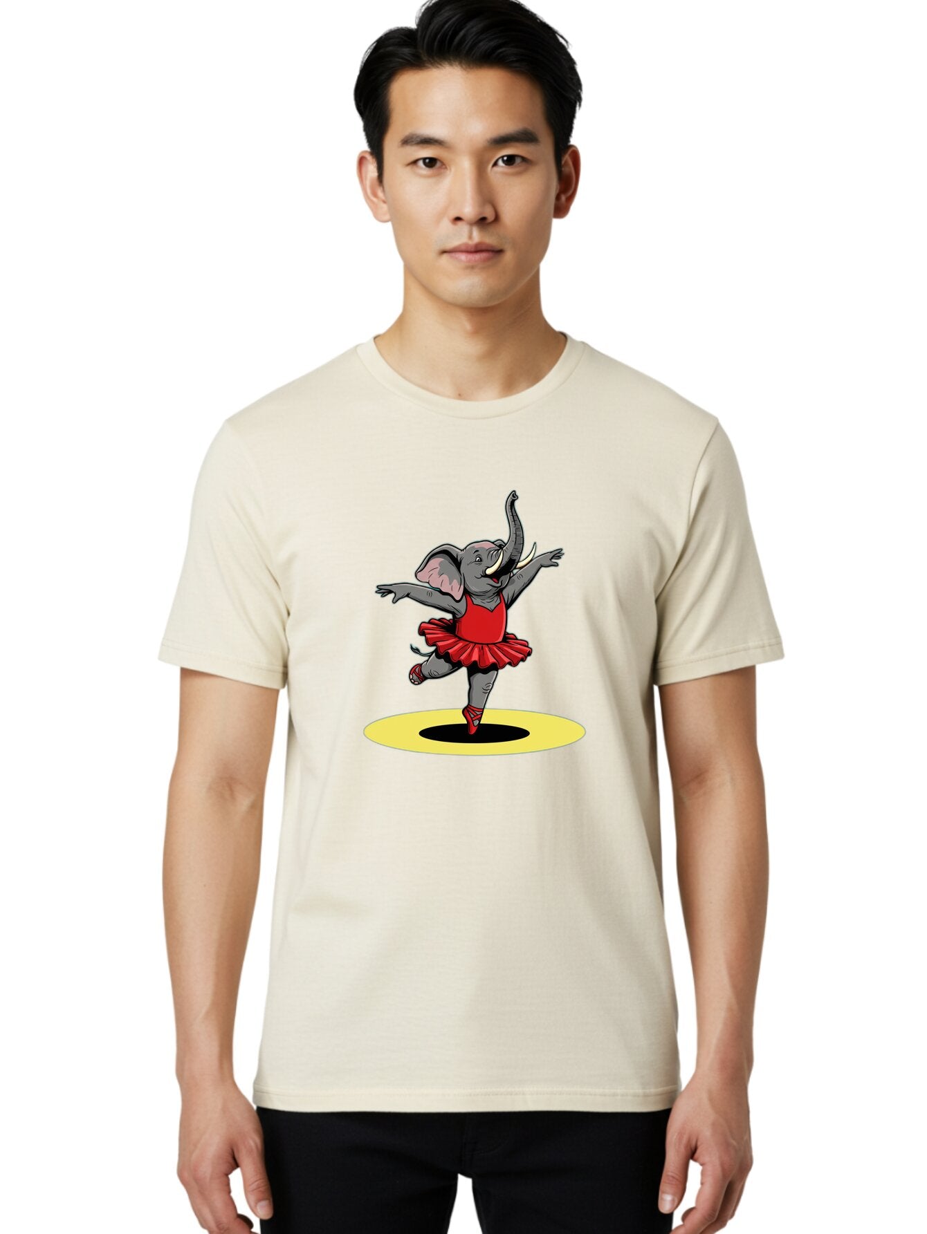 Ballerina-Elephant-1 Men'S Graphic Tee, 100% Cotton, Comfortable Casual Summer Wear, Machine Washable, Vintage Camera, Old Camera, Antique Camera, Black Camera, Classic Photography, Photography Equipment, Nostalgic Device, Film Camera, Baq325 16