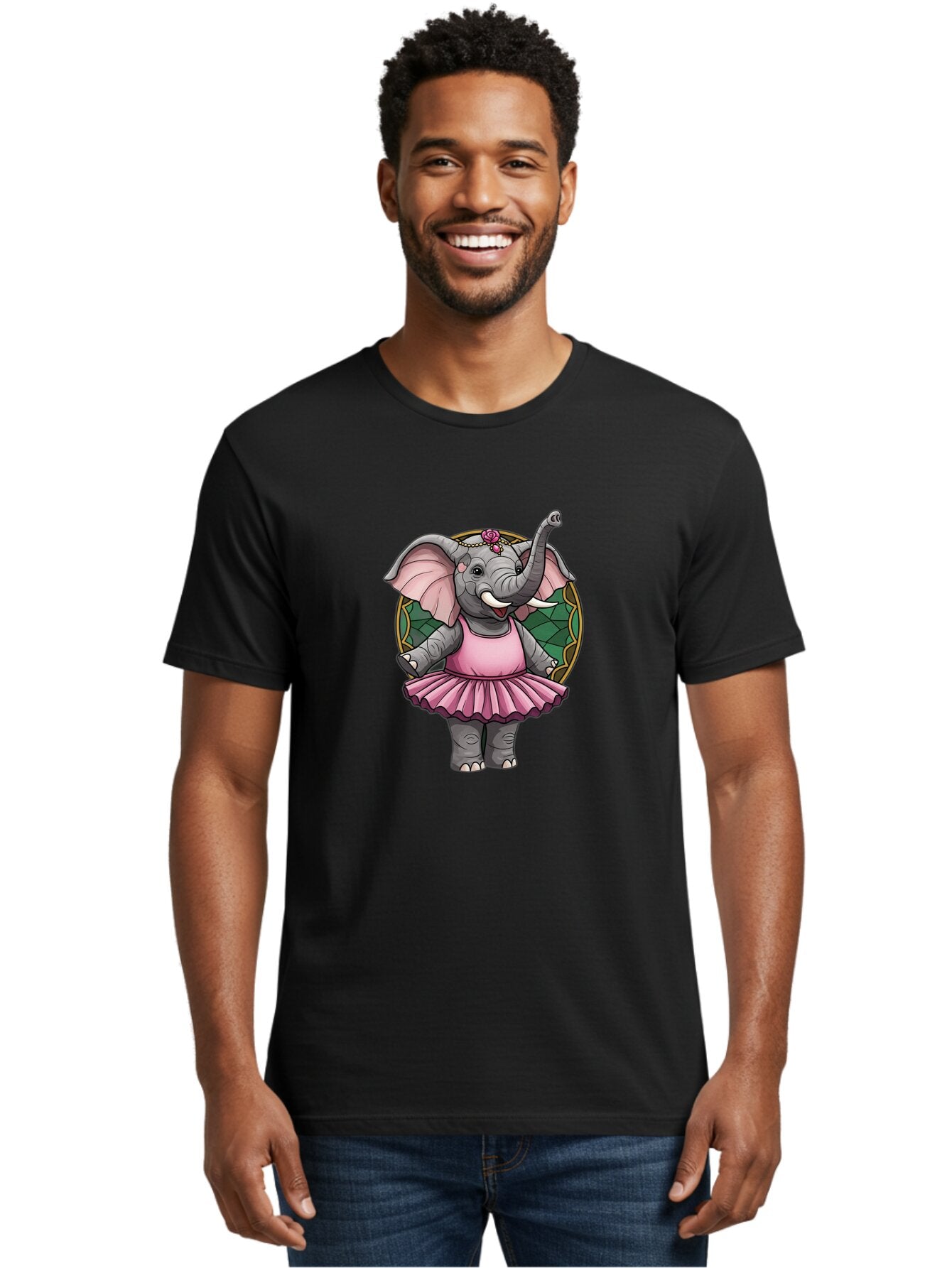Ballerina-Elephant-4 Men'S Graphic Tee, 100% Cotton, Comfortable Casual Summer Wear, Machine Washable, Vintage Camera, Old Camera, Antique Camera, Black Camera, Classic Photography, Photography Equipment, Nostalgic Device, Film Camera, Baq328 17