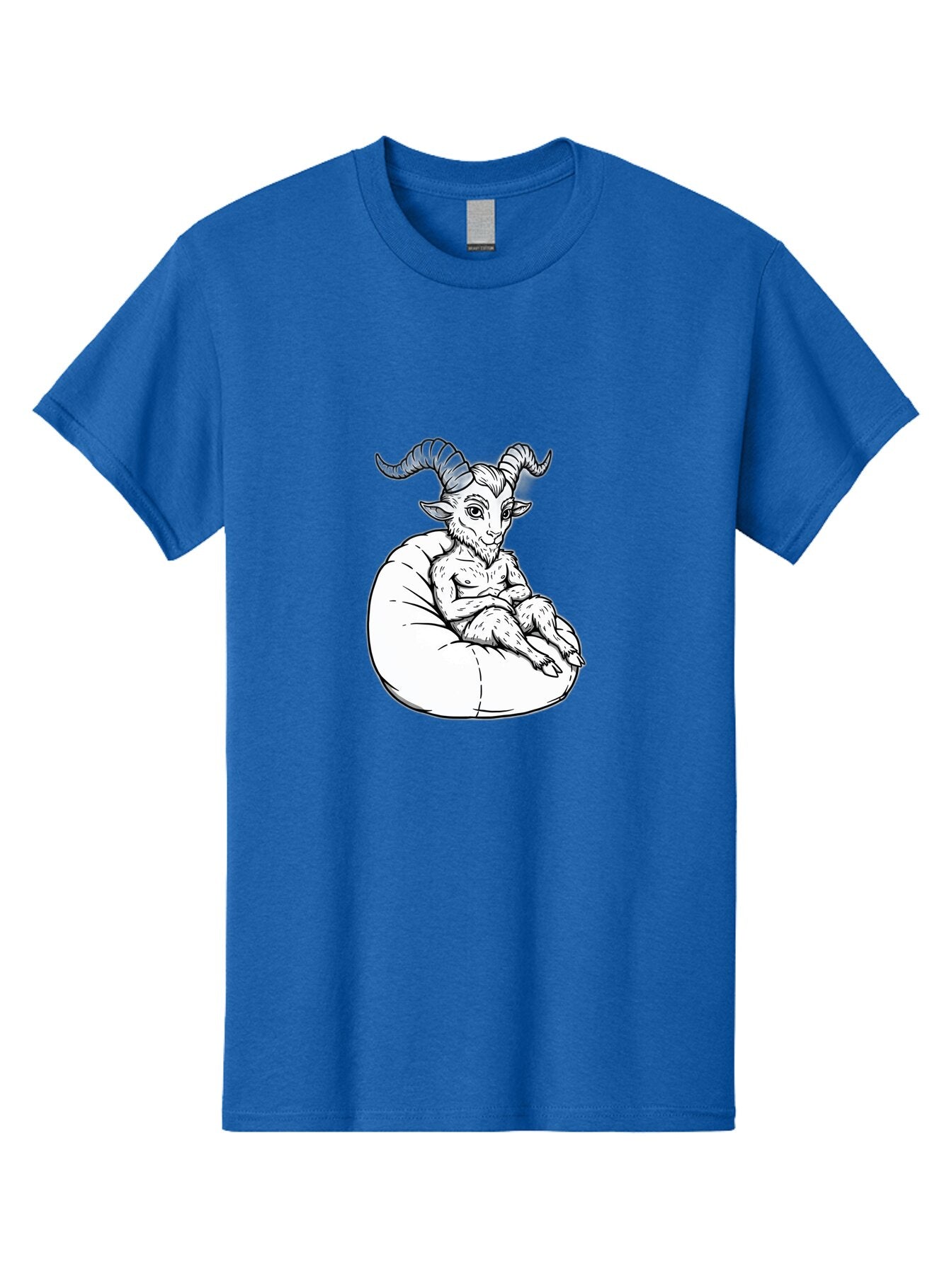 Baphomet-Sitting-Bean-Bag Men'S Graphic Tee, 100% Cotton, Comfortable Casual Summer Wear, Machine Washable, Vintage Camera, Old Camera, Antique Camera, Black Camera, Classic Photography, Photography Equipment, Nostalgic Device, Film Camera, Baq342 11