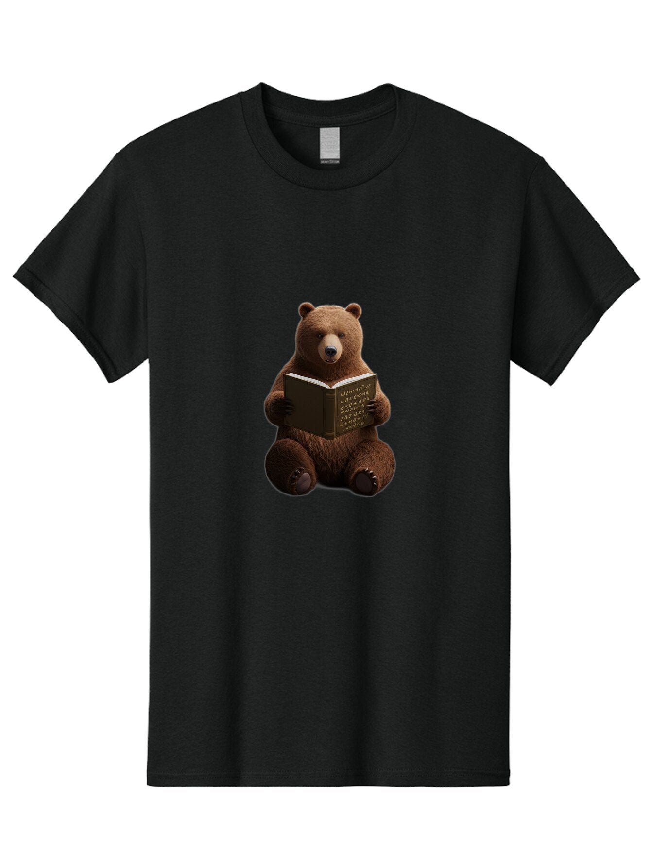 Bear-Reading-Book Men'S Graphic Tee, 100% Cotton, Comfortable Casual Summer Wear, Machine Washable, Vintage Camera, Old Camera, Antique Camera, Black Camera, Classic Photography, Photography Equipment, Nostalgic Device, Film Camera, Camera Art Baq347 5
