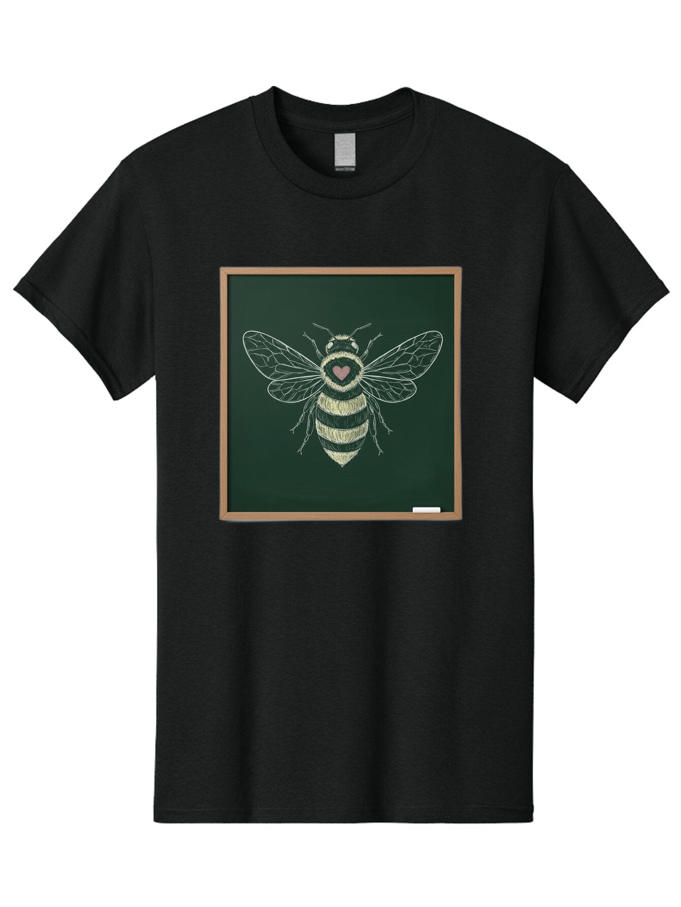 Bee-With-Heart-1 Men'S Graphic Tee, 100% Cotton, Comfortable Casual Summer Wear, Machine Washable, Vintage Camera, Old Camera, Antique Camera, Black Camera, Classic Photography, Photography Equipment, Nostalgic Device, Film Camera, Camera Art Baq351 3