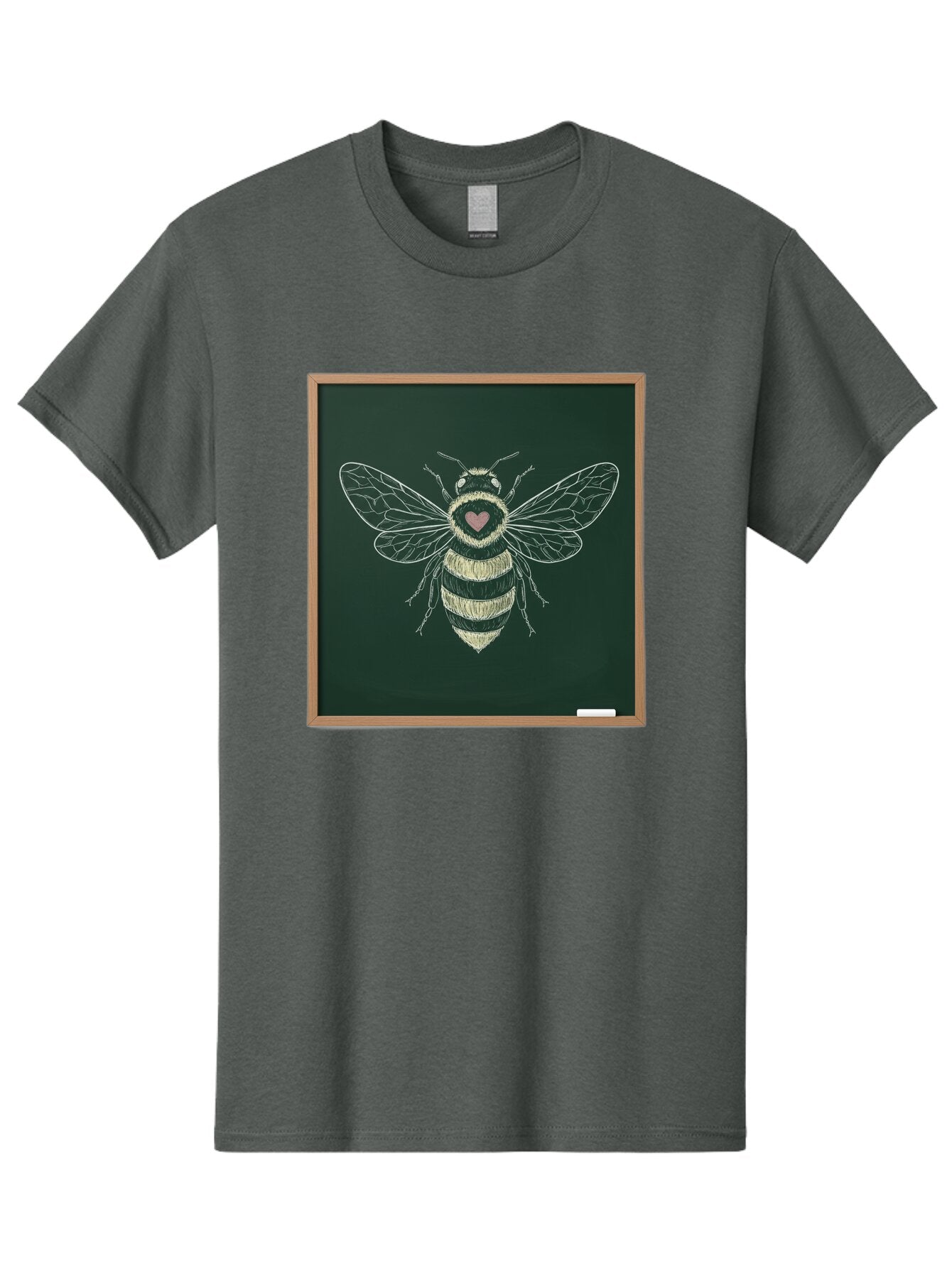 Bee-With-Heart-1 Men'S Graphic Tee, 100% Cotton, Comfortable Casual Summer Wear, Machine Washable, Vintage Camera, Old Camera, Antique Camera, Black Camera, Classic Photography, Photography Equipment, Nostalgic Device, Film Camera, Camera Art Baq351 15