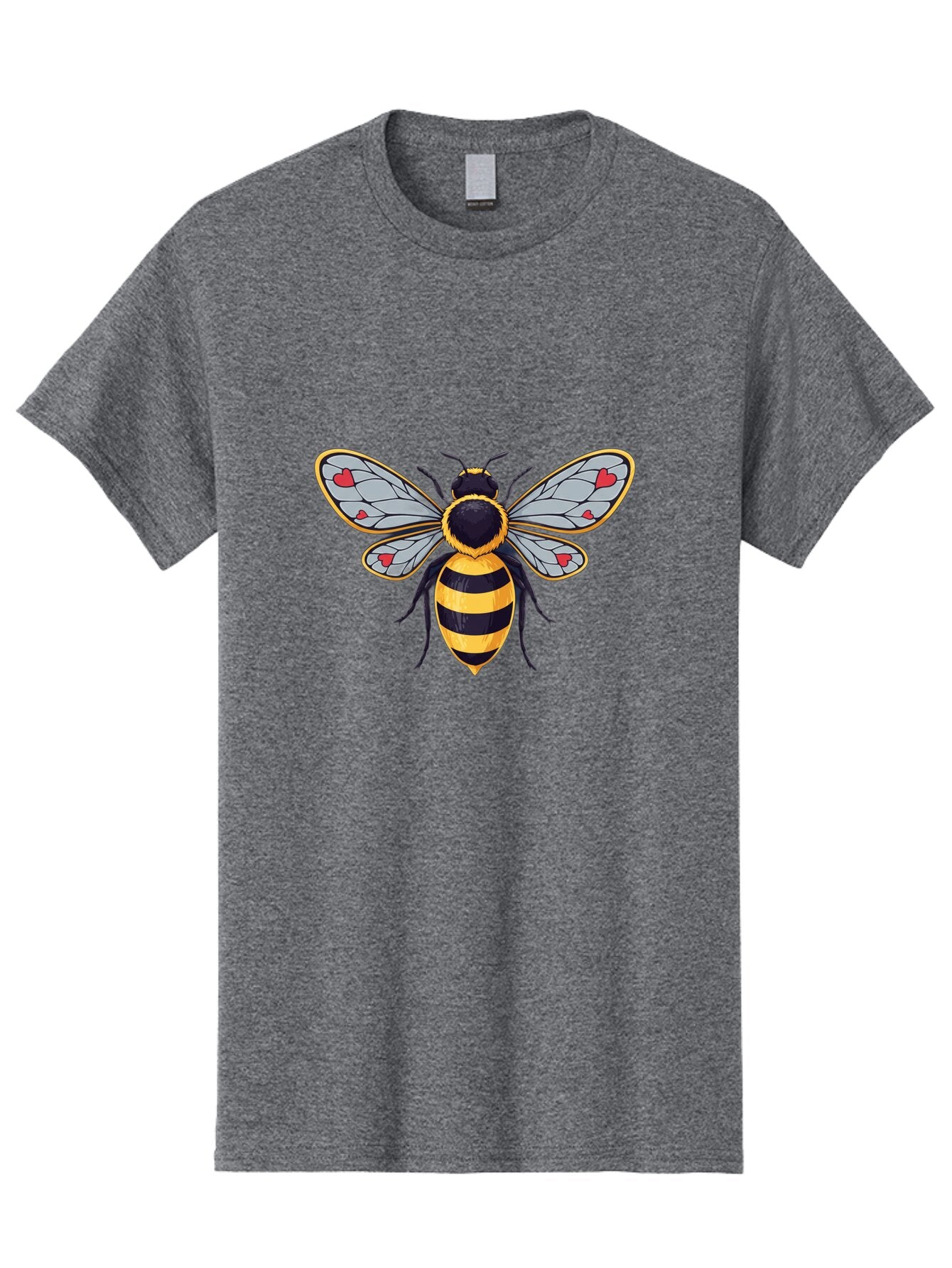 Bee-With-Heart-Wings Men'S Graphic Tee, 100% Cotton, Comfortable Casual Summer Wear, Machine Washable, Vintage Camera, Old Camera, Antique Camera, Black Camera, Classic Photography, Photography Equipment, Nostalgic Device, Film Camera, Baq352 7