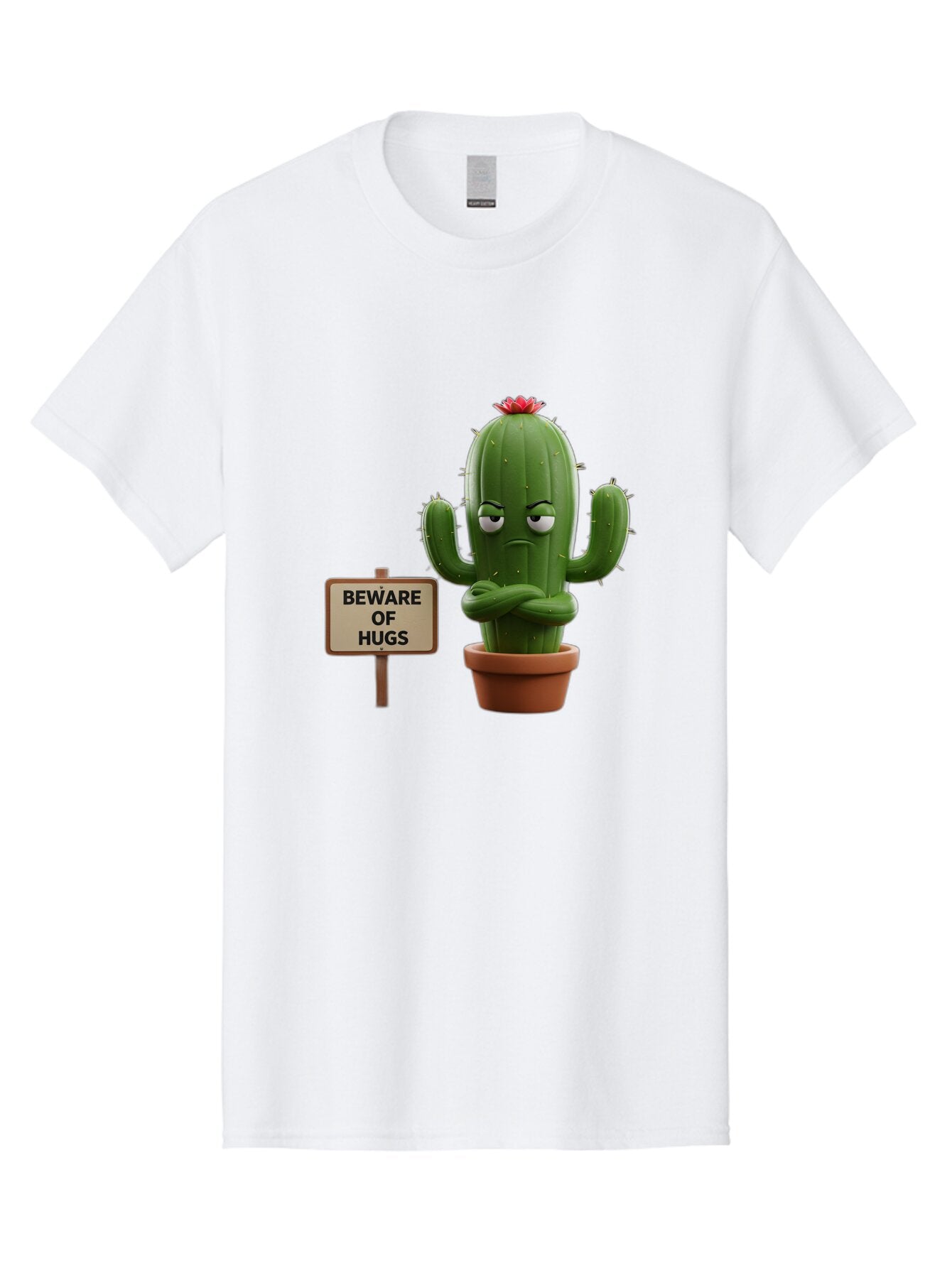 Beware-Of-Hugs-Cactus Men'S Graphic Tee, 100% Cotton, Comfortable Casual Summer Wear, Machine Washable, Vintage Camera, Old Camera, Antique Camera, Black Camera, Classic Photography, Photography Equipment, Nostalgic Device, Film Camera, Baq355 13