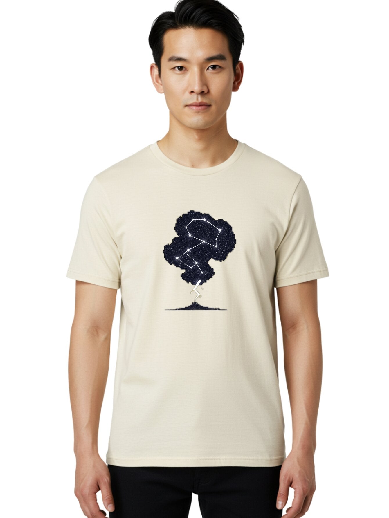Big-Dipper-Tree Men'S Graphic Tee, 100% Cotton, Comfortable Casual Summer Wear, Machine Washable, Vintage Camera, Old Camera, Antique Camera, Black Camera, Classic Photography, Photography Equipment, Nostalgic Device, Film Camera, Camera Art Baq356 27