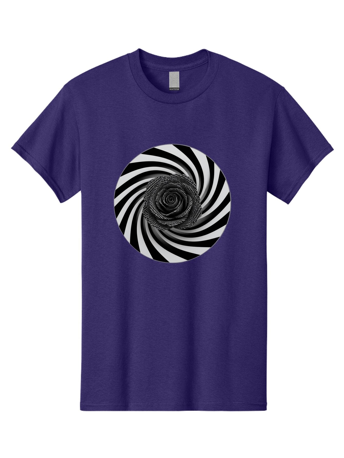 Black-And-White-Spiral Men'S Graphic Tee, 100% Cotton, Comfortable Casual Summer Wear, Machine Washable, Vintage Camera, Old Camera, Antique Camera, Black Camera, Classic Photography, Photography Equipment, Nostalgic Device, Film Camera, Baq363 7
