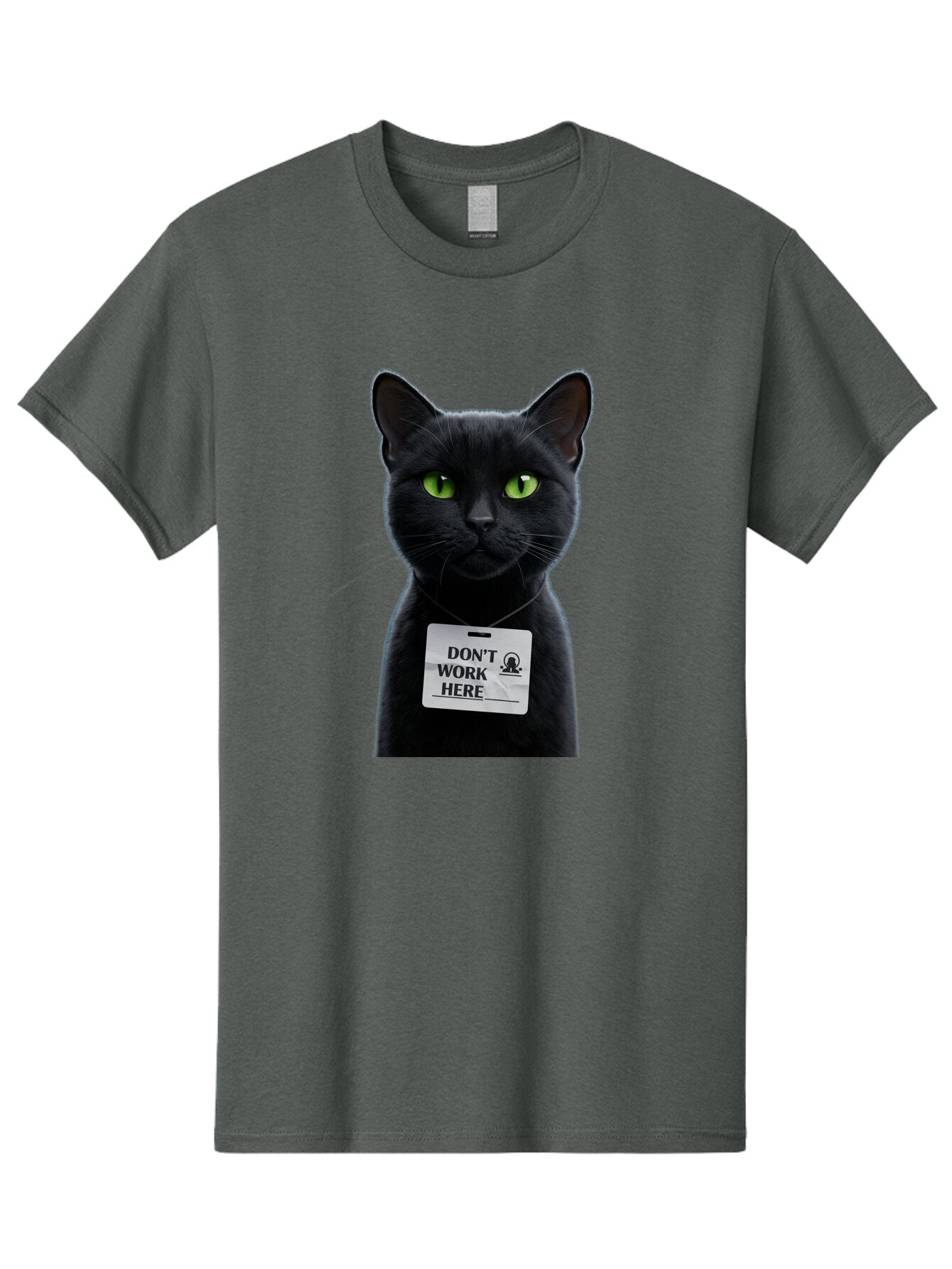 Black-Cat-With-Id Men'S Graphic Tee, 100% Cotton, Comfortable Casual Summer Wear, Machine Washable, Vintage Camera, Old Camera, Antique Camera, Black Camera, Classic Photography, Photography Equipment, Nostalgic Device, Film Camera, Camera Art Baq366 9