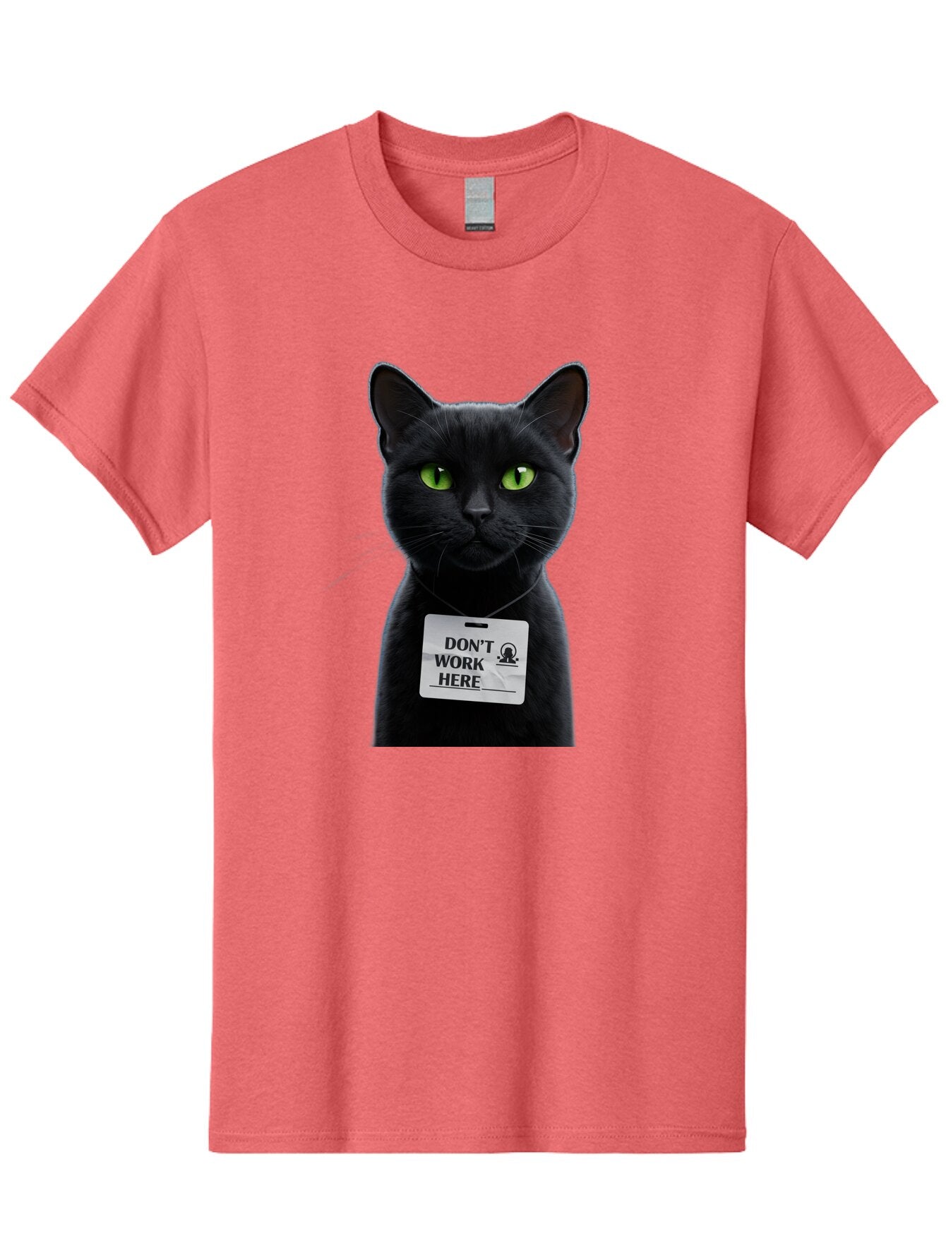 Black-Cat-With-Id Men'S Graphic Tee, 100% Cotton, Comfortable Casual Summer Wear, Machine Washable, Vintage Camera, Old Camera, Antique Camera, Black Camera, Classic Photography, Photography Equipment, Nostalgic Device, Film Camera, Camera Art Baq366 14