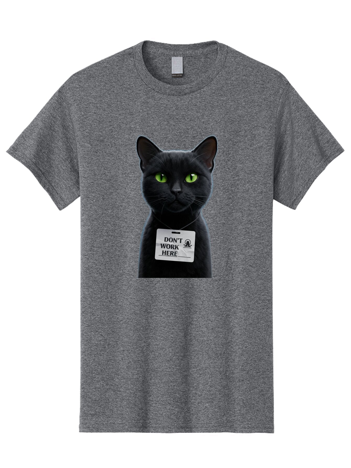 Black-Cat-With-Id Men'S Graphic Tee, 100% Cotton, Comfortable Casual Summer Wear, Machine Washable, Vintage Camera, Old Camera, Antique Camera, Black Camera, Classic Photography, Photography Equipment, Nostalgic Device, Film Camera, Camera Art Baq366 3