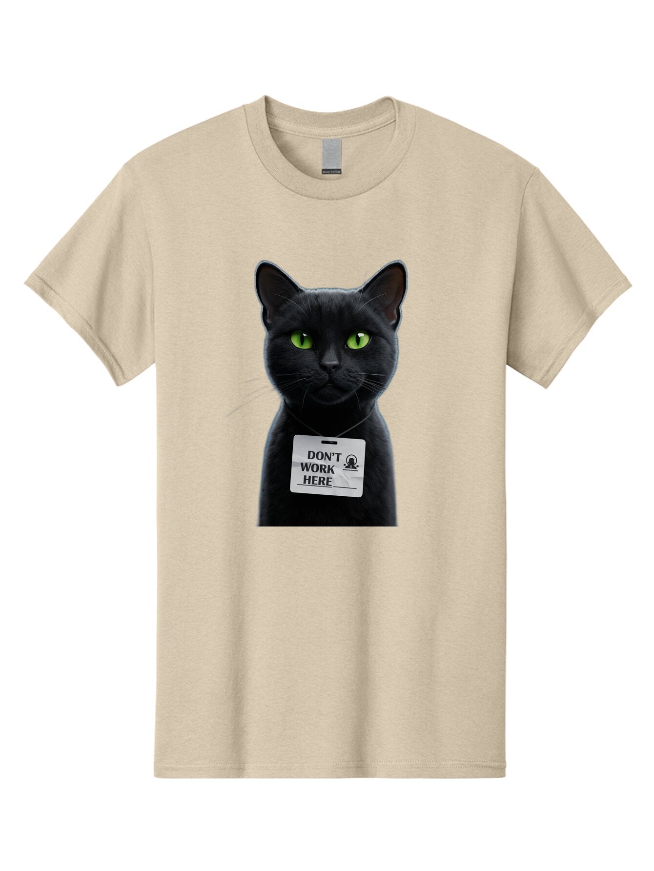 Black-Cat-With-Id Men'S Graphic Tee, 100% Cotton, Comfortable Casual Summer Wear, Machine Washable, Vintage Camera, Old Camera, Antique Camera, Black Camera, Classic Photography, Photography Equipment, Nostalgic Device, Film Camera, Camera Art Baq366