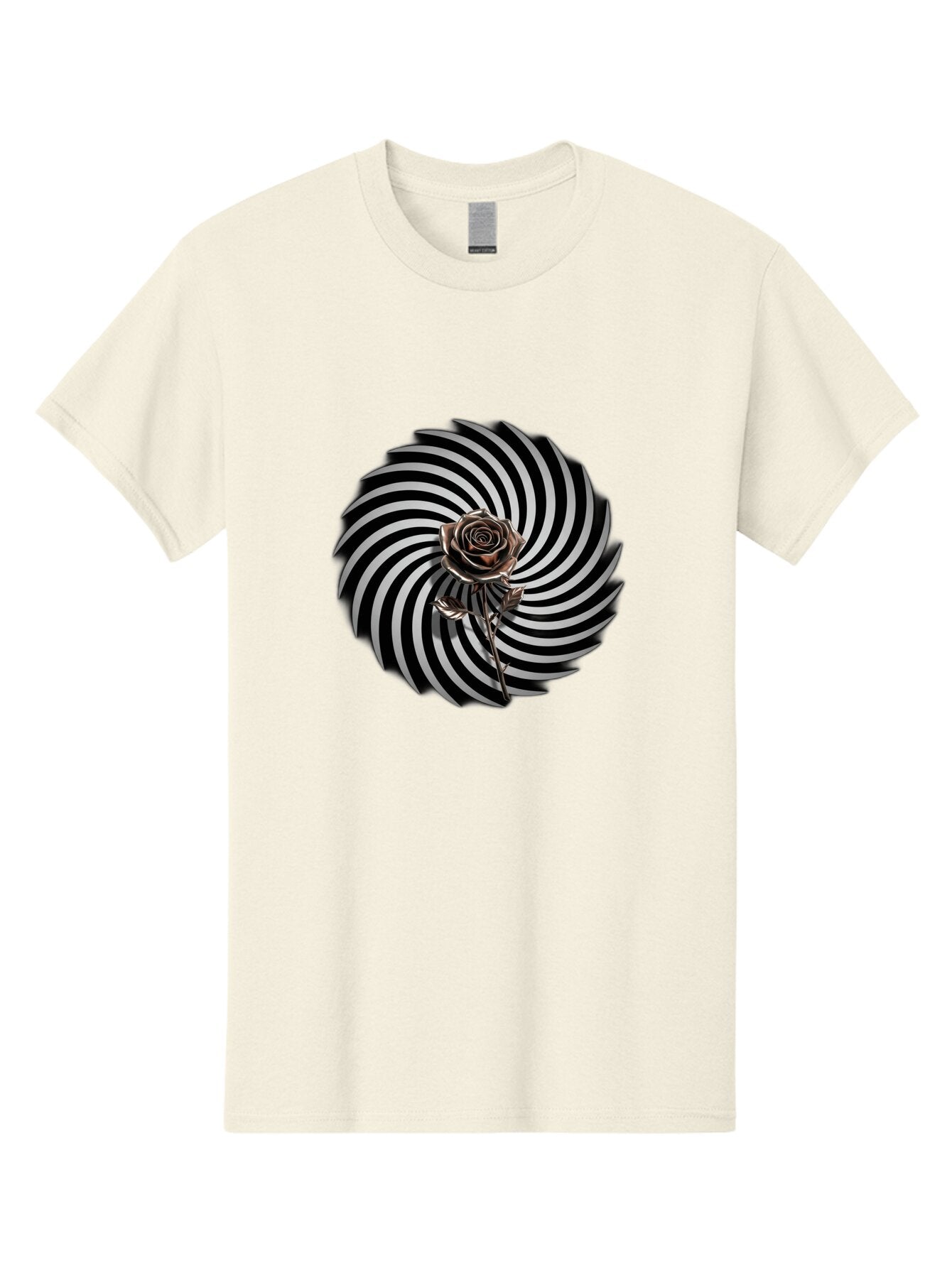 Black-Rose-Spiral Men'S Graphic Tee, 100% Cotton, Comfortable Casual Summer Wear, Machine Washable, Vintage Camera, Old Camera, Antique Camera, Black Camera, Classic Photography, Photography Equipment, Nostalgic Device, Film Camera, Camera Art Baq367 13