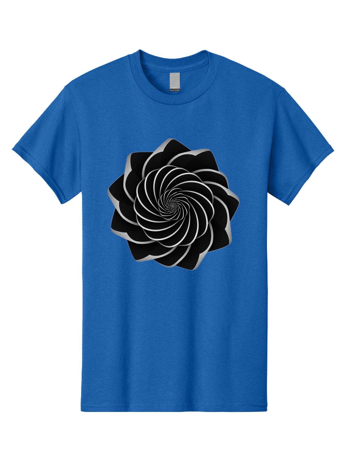 Black-Spiral-1 Men'S Graphic Tee, 100% Cotton, Comfortable Casual Summer Wear, Machine Washable, Vintage Camera, Old Camera, Antique Camera, Black Camera, Classic Photography, Photography Equipment, Nostalgic Device, Film Camera, Camera Art Baq368 12