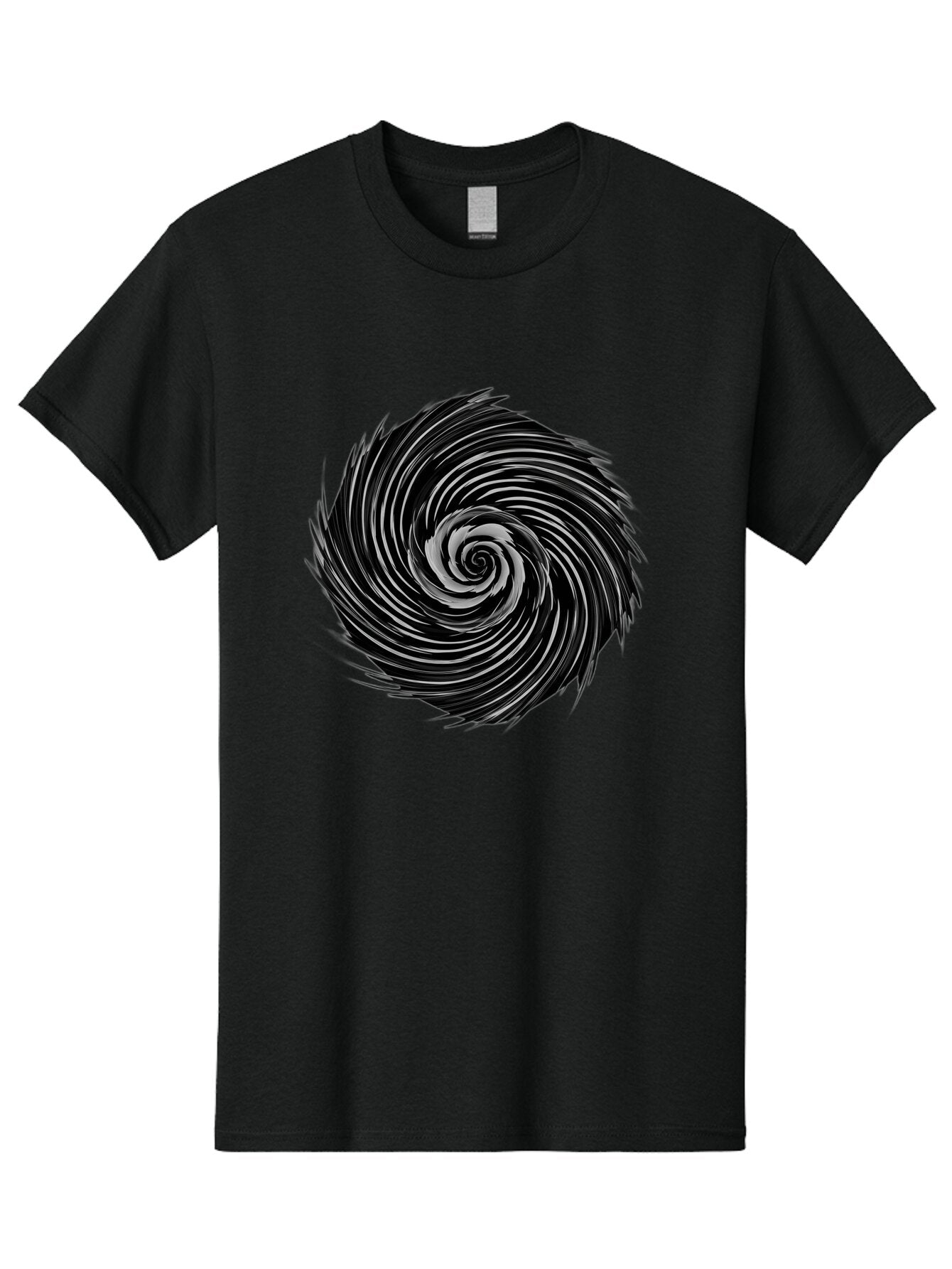 Black-Spiral Men'S Graphic Tee, 100% Cotton, Comfortable Casual Summer Wear, Machine Washable, Vintage Camera, Old Camera, Antique Camera, Black Camera, Classic Photography, Photography Equipment, Nostalgic Device, Film Camera, Camera Art Baq369 4