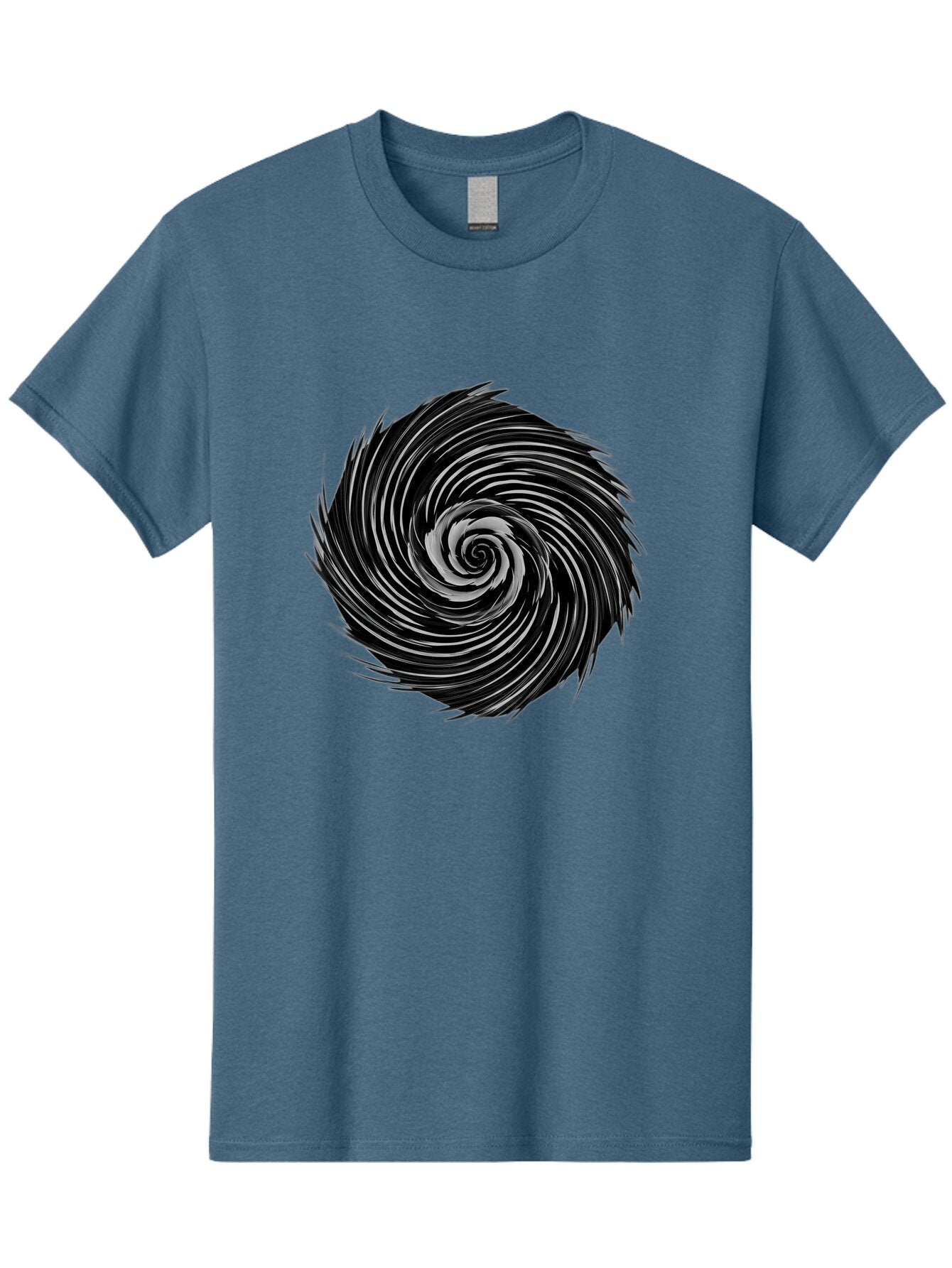 Black-Spiral Men'S Graphic Tee, 100% Cotton, Comfortable Casual Summer Wear, Machine Washable, Vintage Camera, Old Camera, Antique Camera, Black Camera, Classic Photography, Photography Equipment, Nostalgic Device, Film Camera, Camera Art Baq369 12