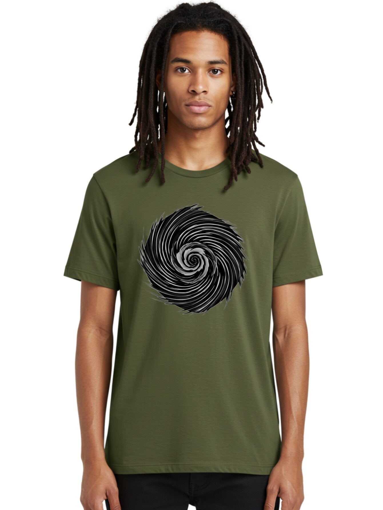 Black-Spiral Men'S Graphic Tee, 100% Cotton, Comfortable Casual Summer Wear, Machine Washable, Vintage Camera, Old Camera, Antique Camera, Black Camera, Classic Photography, Photography Equipment, Nostalgic Device, Film Camera, Camera Art Baq369 16