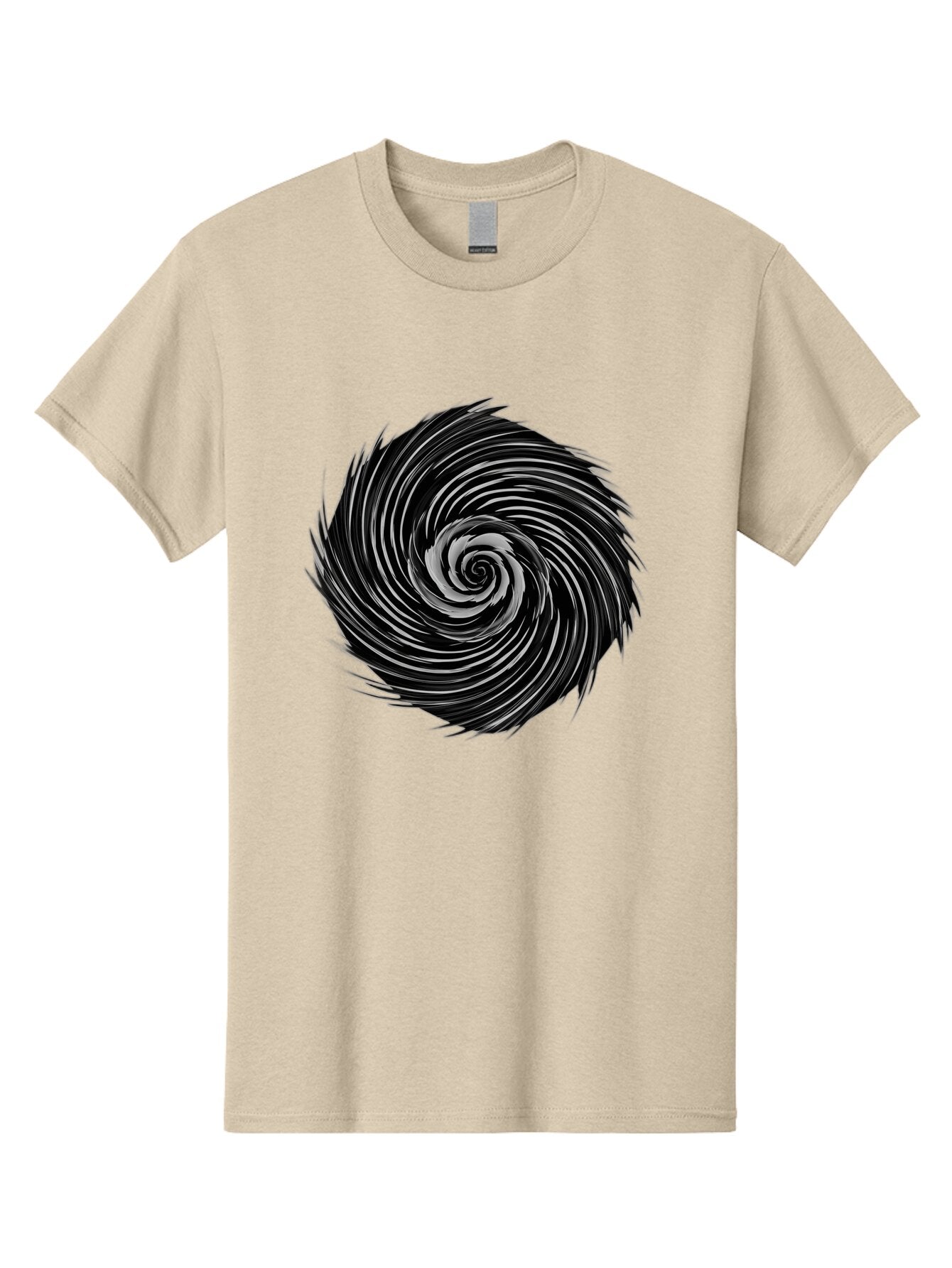 Black-Spiral Men'S Graphic Tee, 100% Cotton, Comfortable Casual Summer Wear, Machine Washable, Vintage Camera, Old Camera, Antique Camera, Black Camera, Classic Photography, Photography Equipment, Nostalgic Device, Film Camera, Camera Art Baq369 8