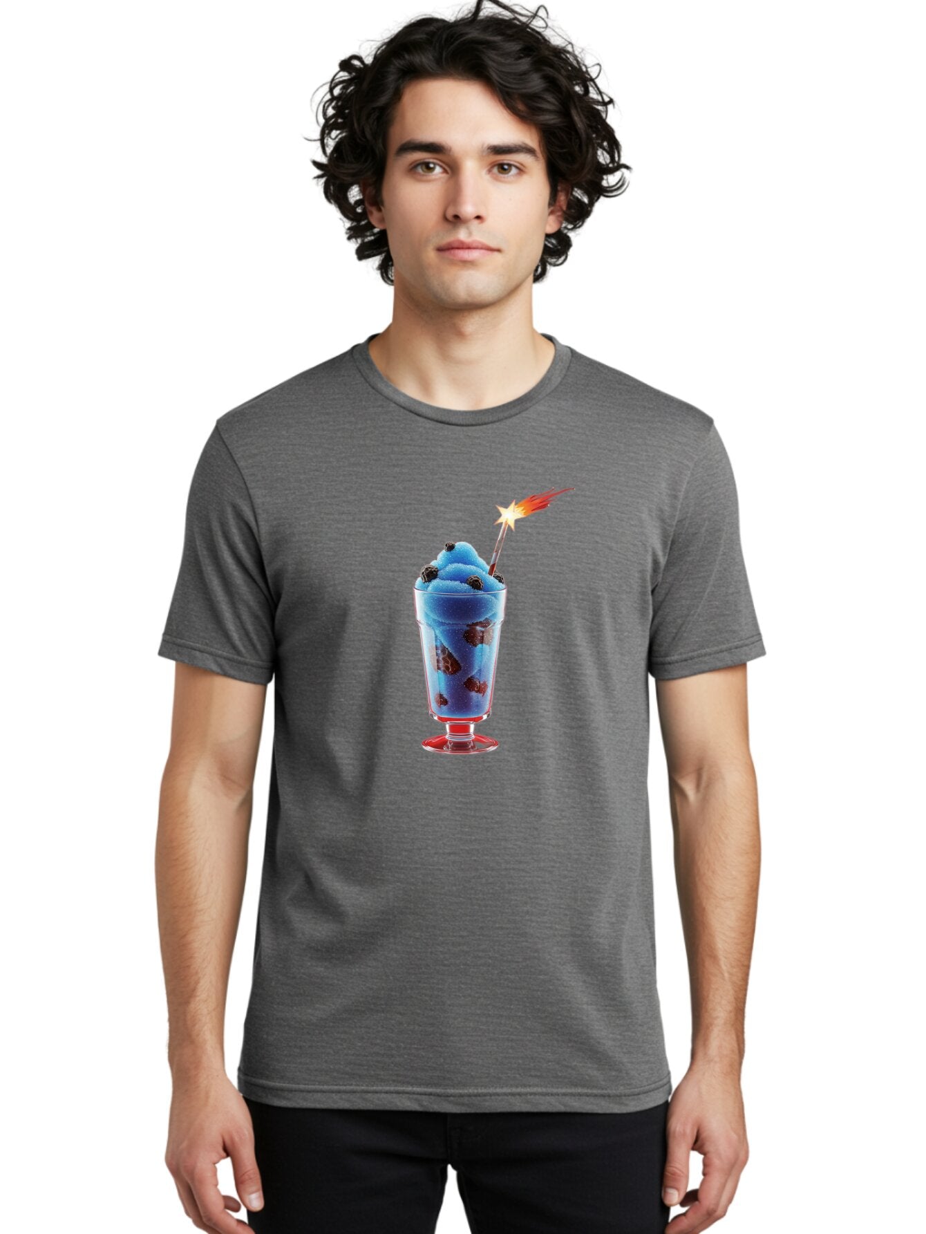 Blue-Dessert Men'S Graphic Tee, 100% Cotton, Comfortable Casual Summer Wear, Machine Washable, Vintage Camera, Old Camera, Antique Camera, Black Camera, Classic Photography, Photography Equipment, Nostalgic Device, Film Camera, Camera Art Baq373 23