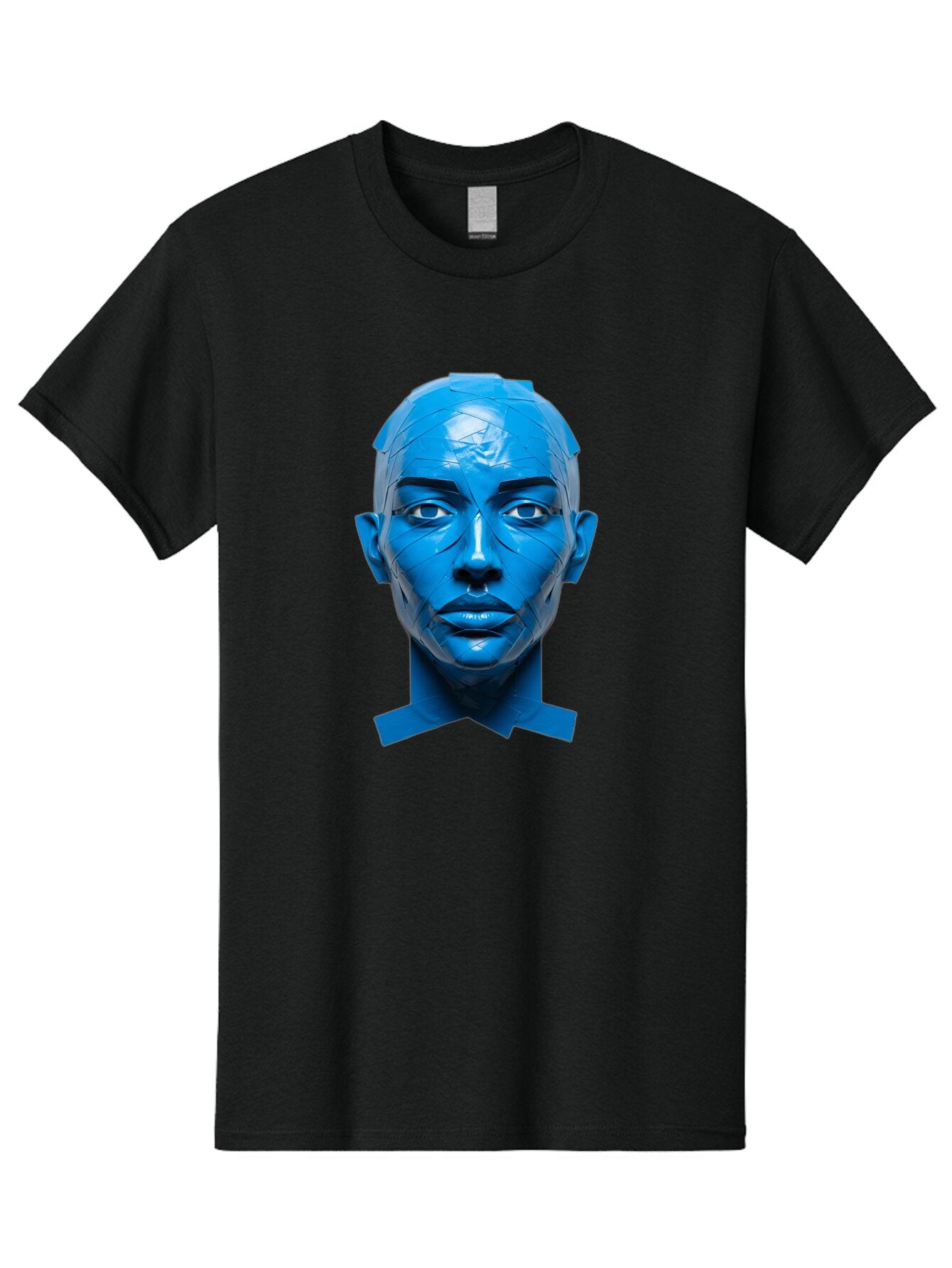 Blue-Woman-S-Face Men'S Graphic Tee, 100% Cotton, Comfortable Casual Summer Wear, Machine Washable, Vintage Camera, Old Camera, Antique Camera, Black Camera, Classic Photography, Photography Equipment, Nostalgic Device, Film Camera, Camera Art Baq377 10
