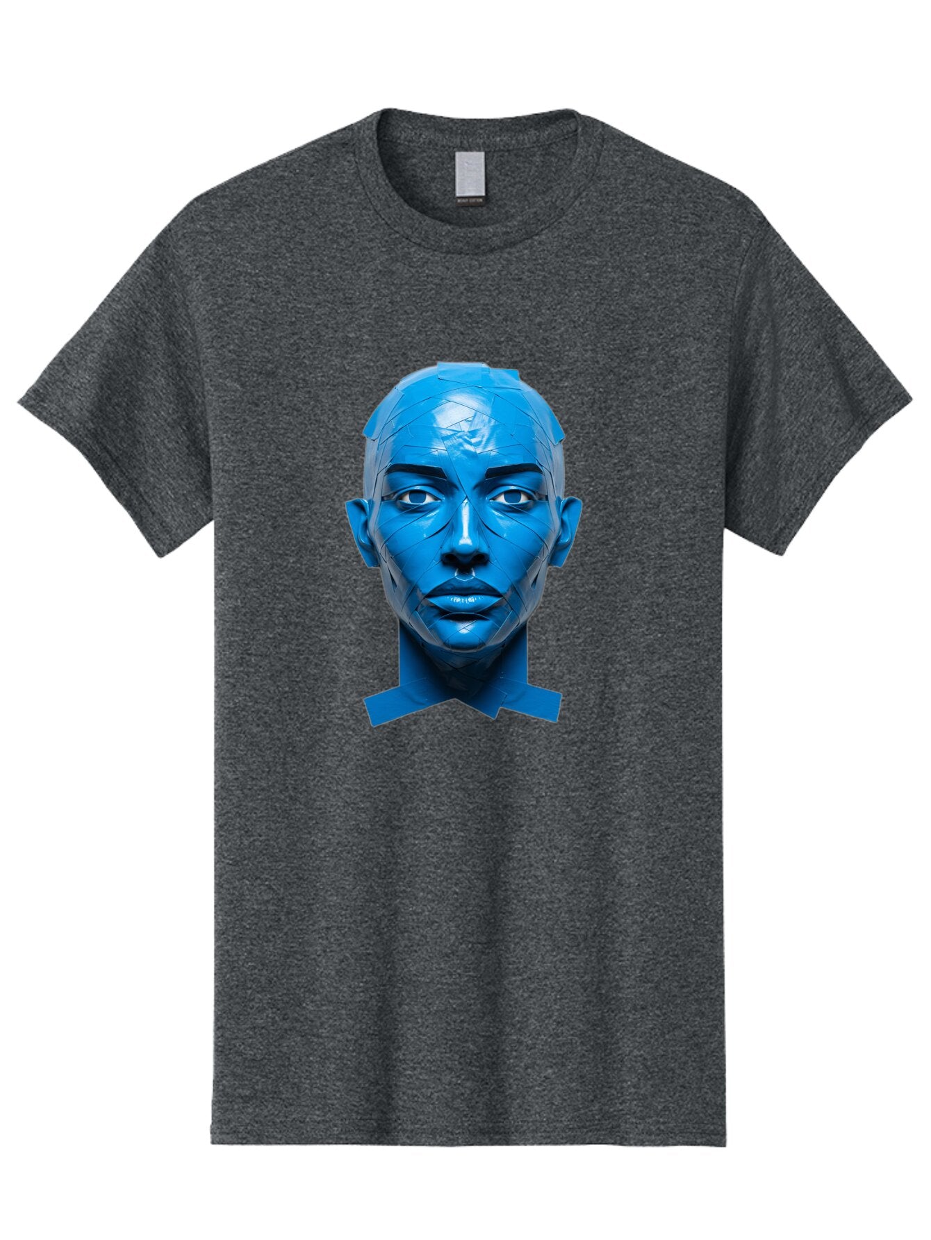 Blue-Woman-S-Face Men'S Graphic Tee, 100% Cotton, Comfortable Casual Summer Wear, Machine Washable, Vintage Camera, Old Camera, Antique Camera, Black Camera, Classic Photography, Photography Equipment, Nostalgic Device, Film Camera, Camera Art Baq377 14