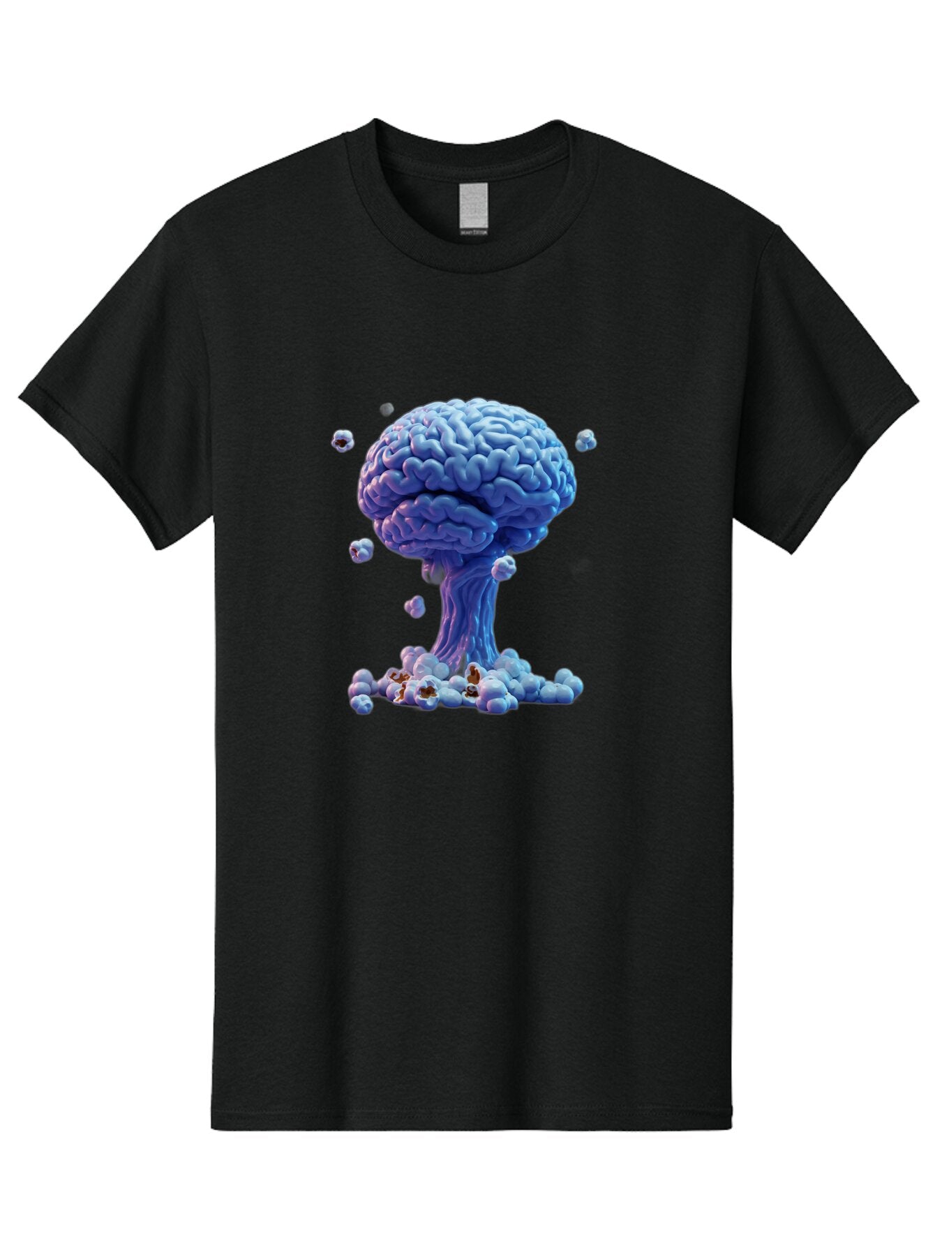 Brain-Explosion-1 Men'S Graphic Tee, 100% Cotton, Comfortable Casual Summer Wear, Machine Washable, Vintage Camera, Old Camera, Antique Camera, Black Camera, Classic Photography, Photography Equipment, Nostalgic Device, Film Camera, Camera Art Baq385 13