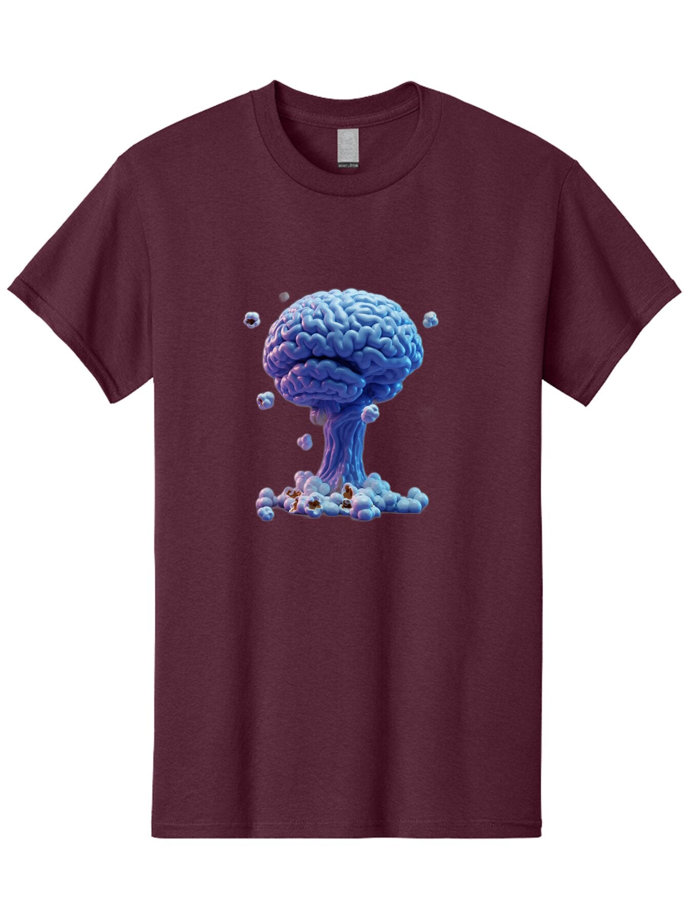 Brain-Explosion-1 Men'S Graphic Tee, 100% Cotton, Comfortable Casual Summer Wear, Machine Washable, Vintage Camera, Old Camera, Antique Camera, Black Camera, Classic Photography, Photography Equipment, Nostalgic Device, Film Camera, Camera Art Baq385 1