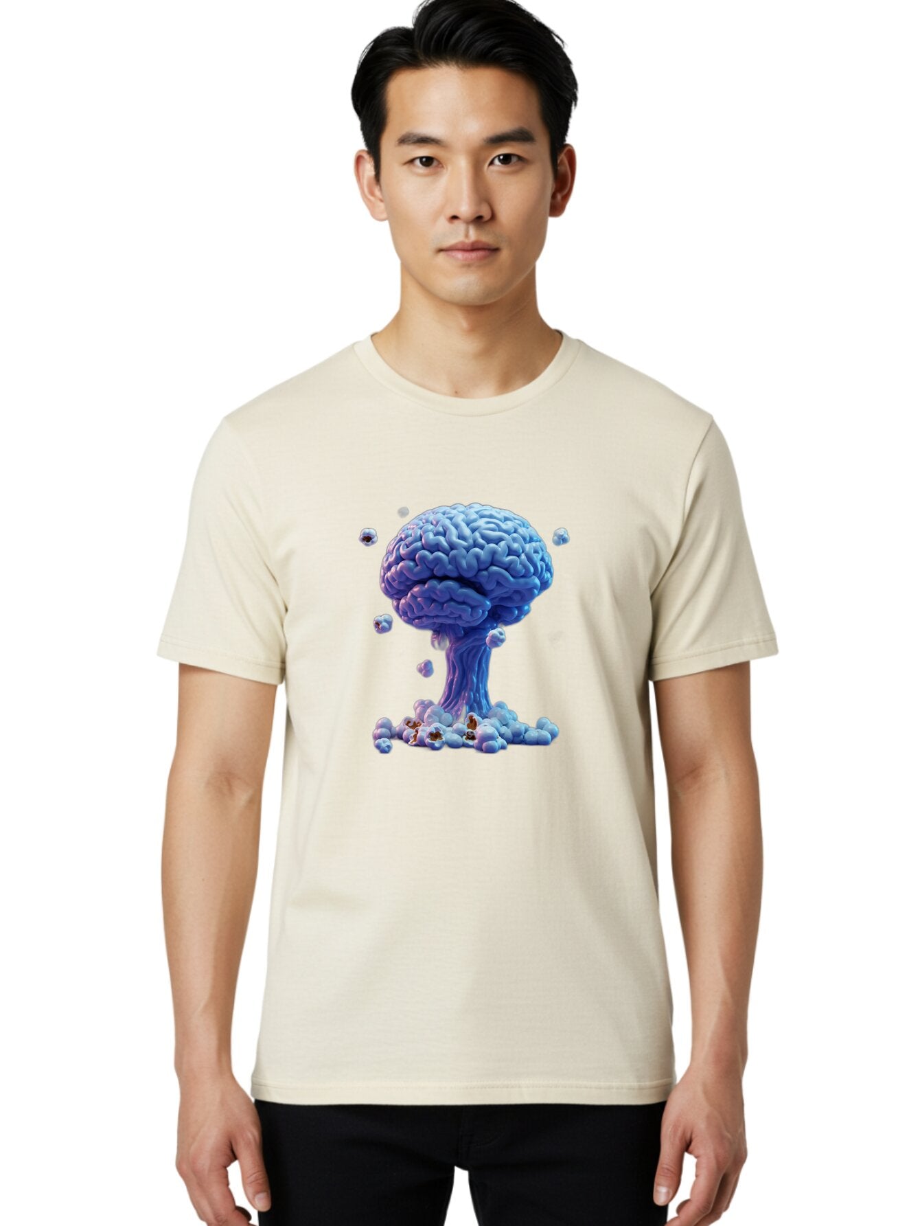Brain-Explosion-1 Men'S Graphic Tee, 100% Cotton, Comfortable Casual Summer Wear, Machine Washable, Vintage Camera, Old Camera, Antique Camera, Black Camera, Classic Photography, Photography Equipment, Nostalgic Device, Film Camera, Camera Art Baq385 23