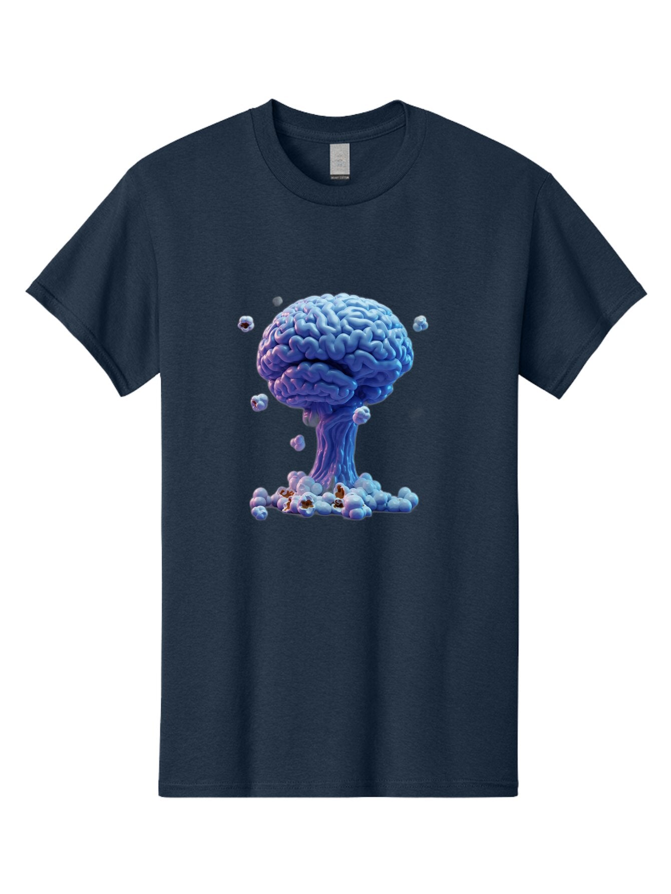 Brain-Explosion-1 Men'S Graphic Tee, 100% Cotton, Comfortable Casual Summer Wear, Machine Washable, Vintage Camera, Old Camera, Antique Camera, Black Camera, Classic Photography, Photography Equipment, Nostalgic Device, Film Camera, Camera Art Baq385 8