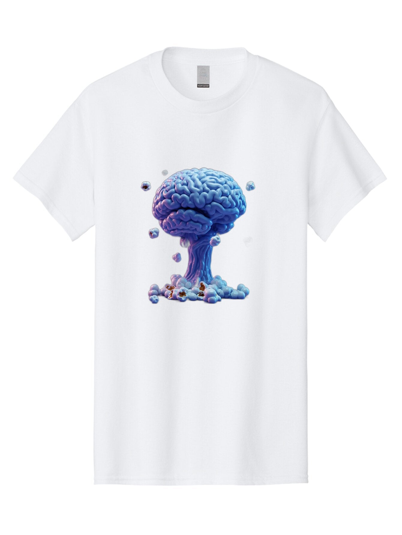 Brain-Explosion-1 Men'S Graphic Tee, 100% Cotton, Comfortable Casual Summer Wear, Machine Washable, Vintage Camera, Old Camera, Antique Camera, Black Camera, Classic Photography, Photography Equipment, Nostalgic Device, Film Camera, Camera Art Baq385 2
