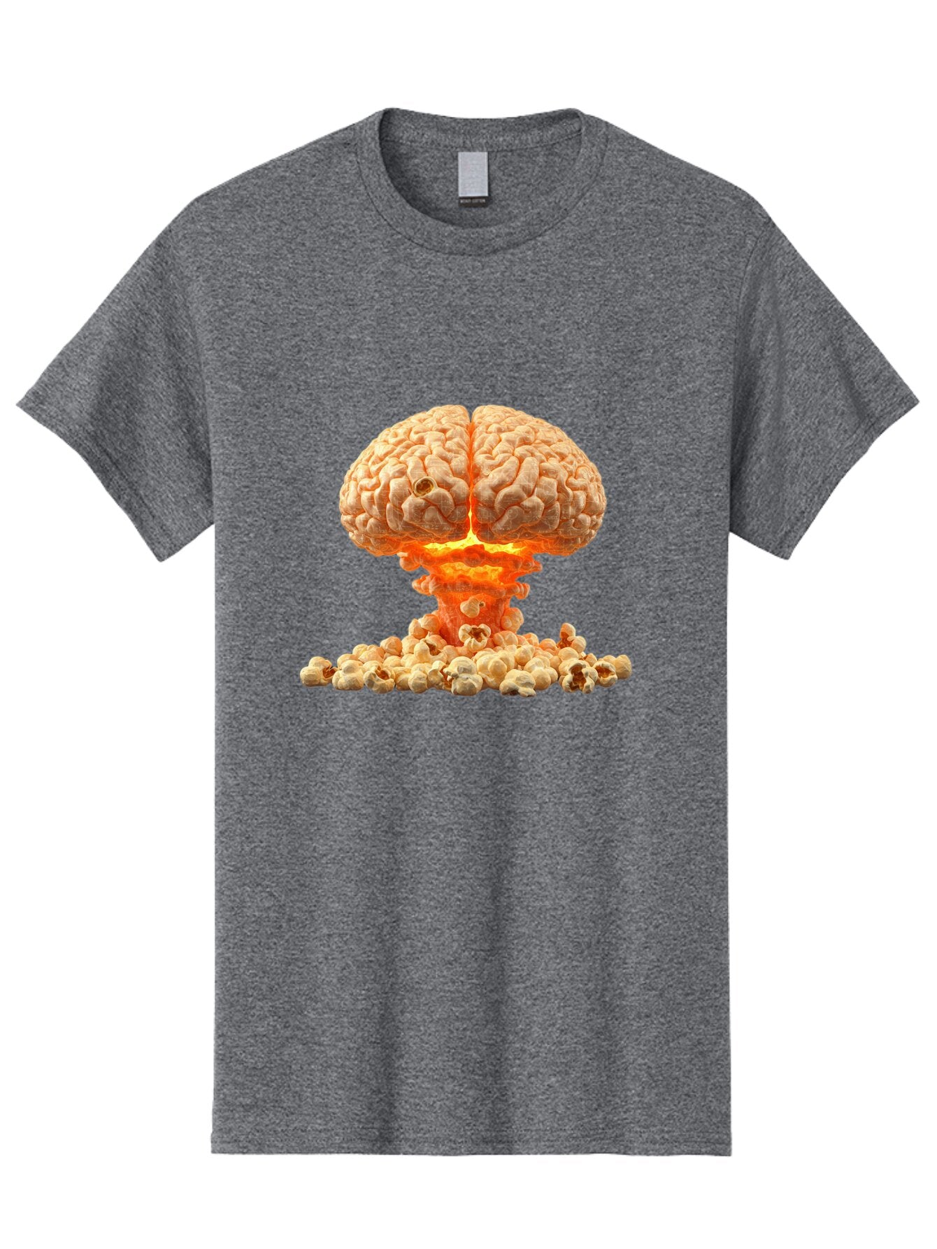 Brain-Explosion-Popcorn Men'S Graphic Tee, 100% Cotton, Comfortable Casual Summer Wear, Machine Washable, Vintage Camera, Old Camera, Antique Camera, Black Camera, Classic Photography, Photography Equipment, Nostalgic Device, Film Camera, Baq386 10