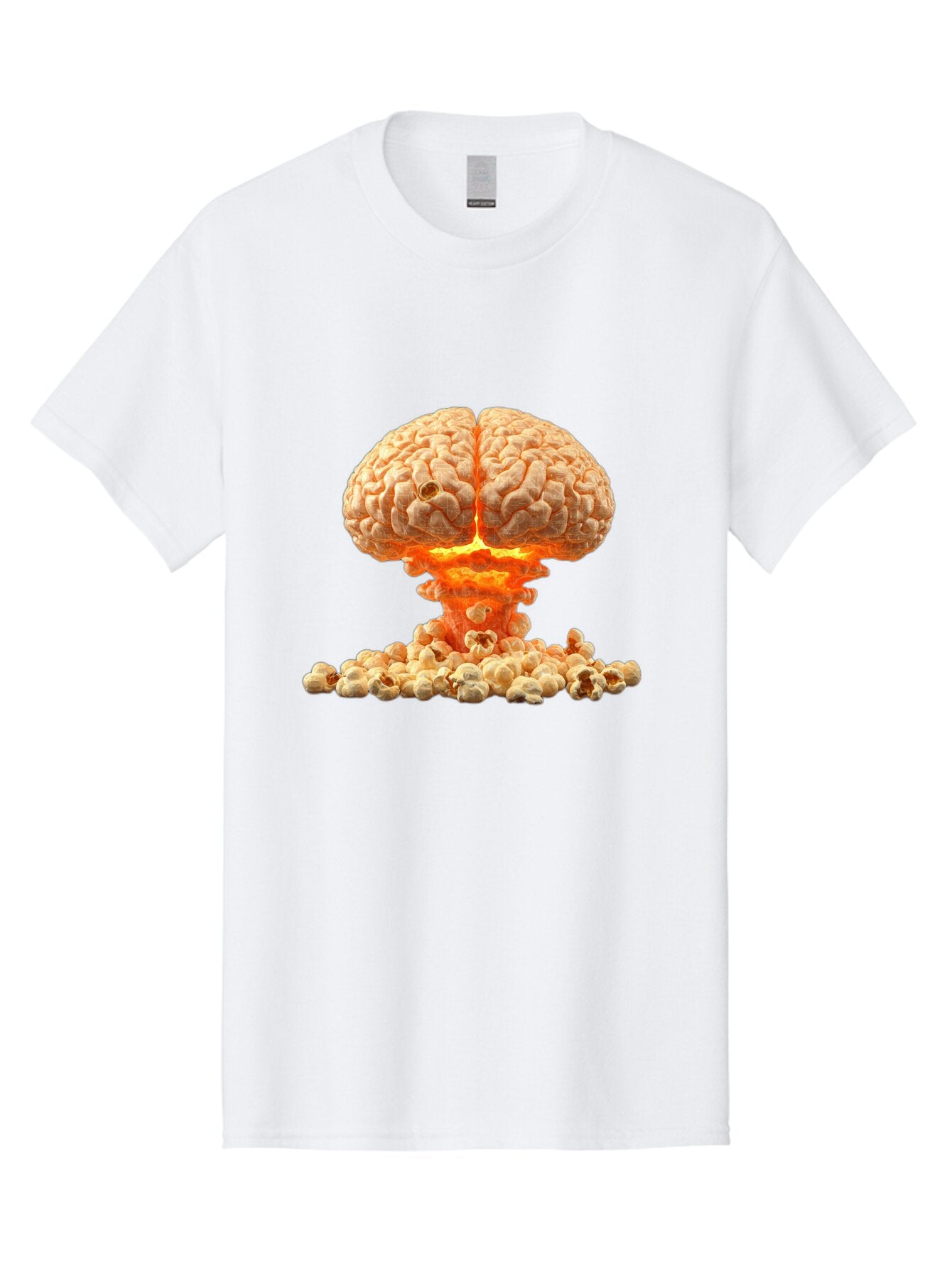 Brain-Explosion-Popcorn Men'S Graphic Tee, 100% Cotton, Comfortable Casual Summer Wear, Machine Washable, Vintage Camera, Old Camera, Antique Camera, Black Camera, Classic Photography, Photography Equipment, Nostalgic Device, Film Camera, Baq386 1