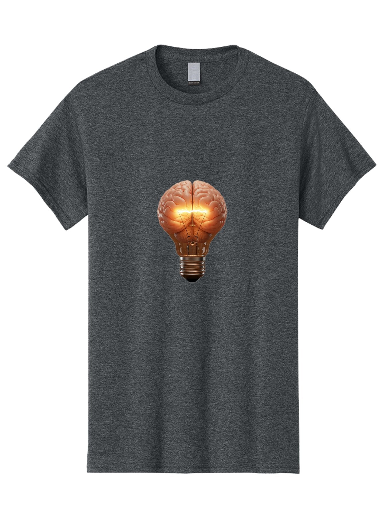 Brain-Light-Bulb Men'S Graphic Tee, 100% Cotton, Comfortable Casual Summer Wear, Machine Washable, Vintage Camera, Old Camera, Antique Camera, Black Camera, Classic Photography, Photography Equipment, Nostalgic Device, Film Camera, Camera Art Baq388 12