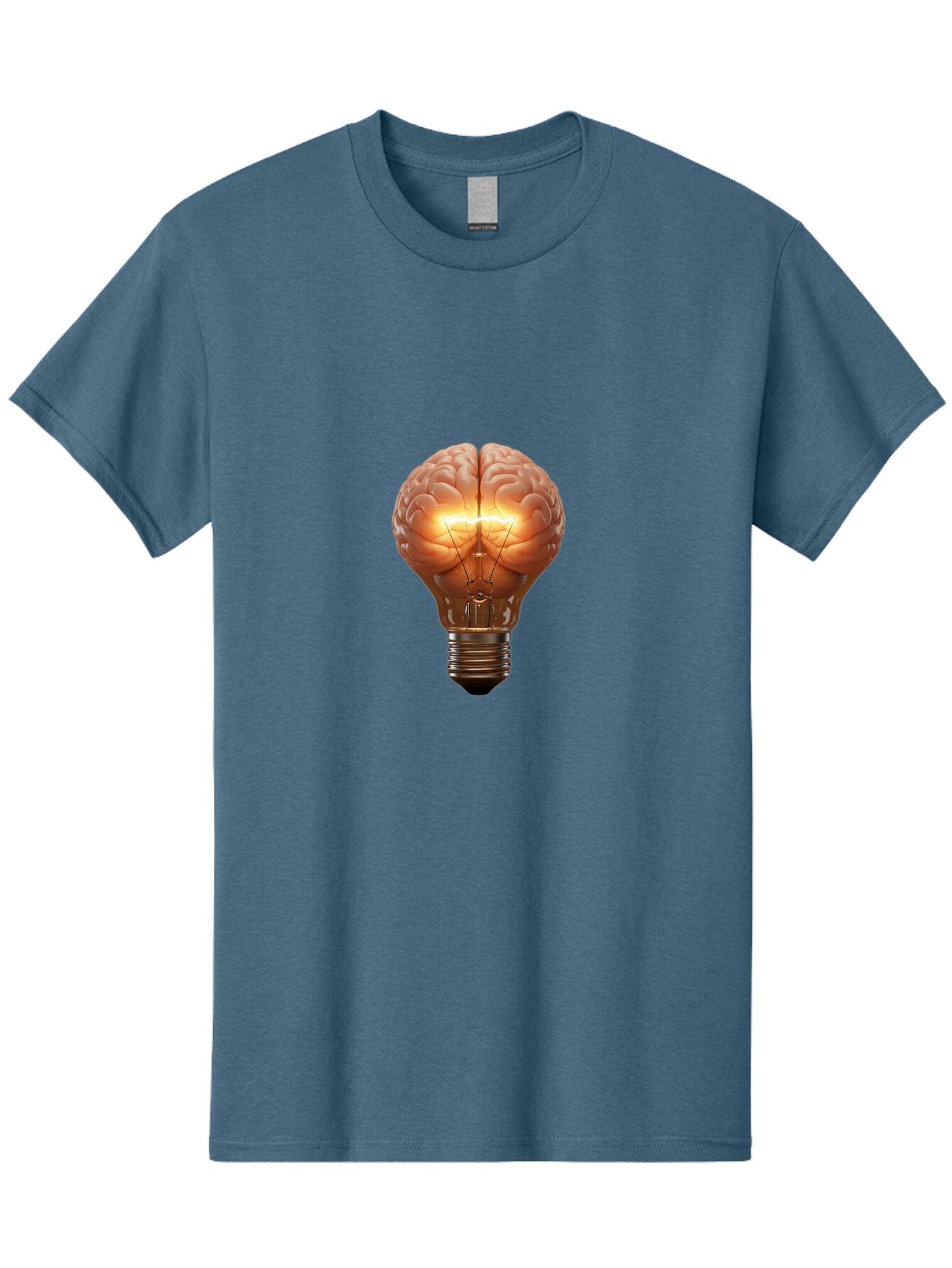 Brain-Light-Bulb Men'S Graphic Tee, 100% Cotton, Comfortable Casual Summer Wear, Machine Washable, Vintage Camera, Old Camera, Antique Camera, Black Camera, Classic Photography, Photography Equipment, Nostalgic Device, Film Camera, Camera Art Baq388 7