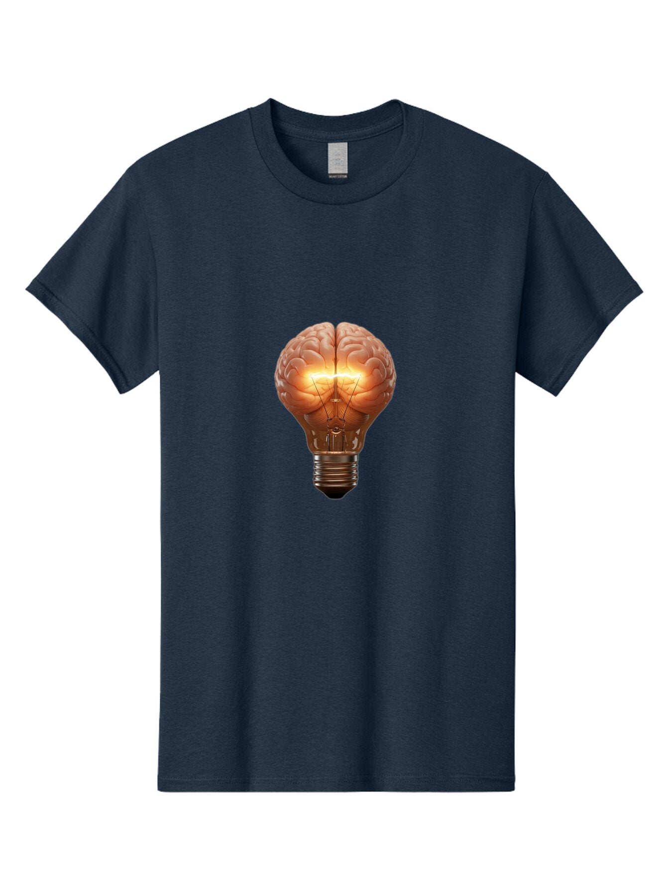 Brain-Light-Bulb Men'S Graphic Tee, 100% Cotton, Comfortable Casual Summer Wear, Machine Washable, Vintage Camera, Old Camera, Antique Camera, Black Camera, Classic Photography, Photography Equipment, Nostalgic Device, Film Camera, Camera Art Baq388 4