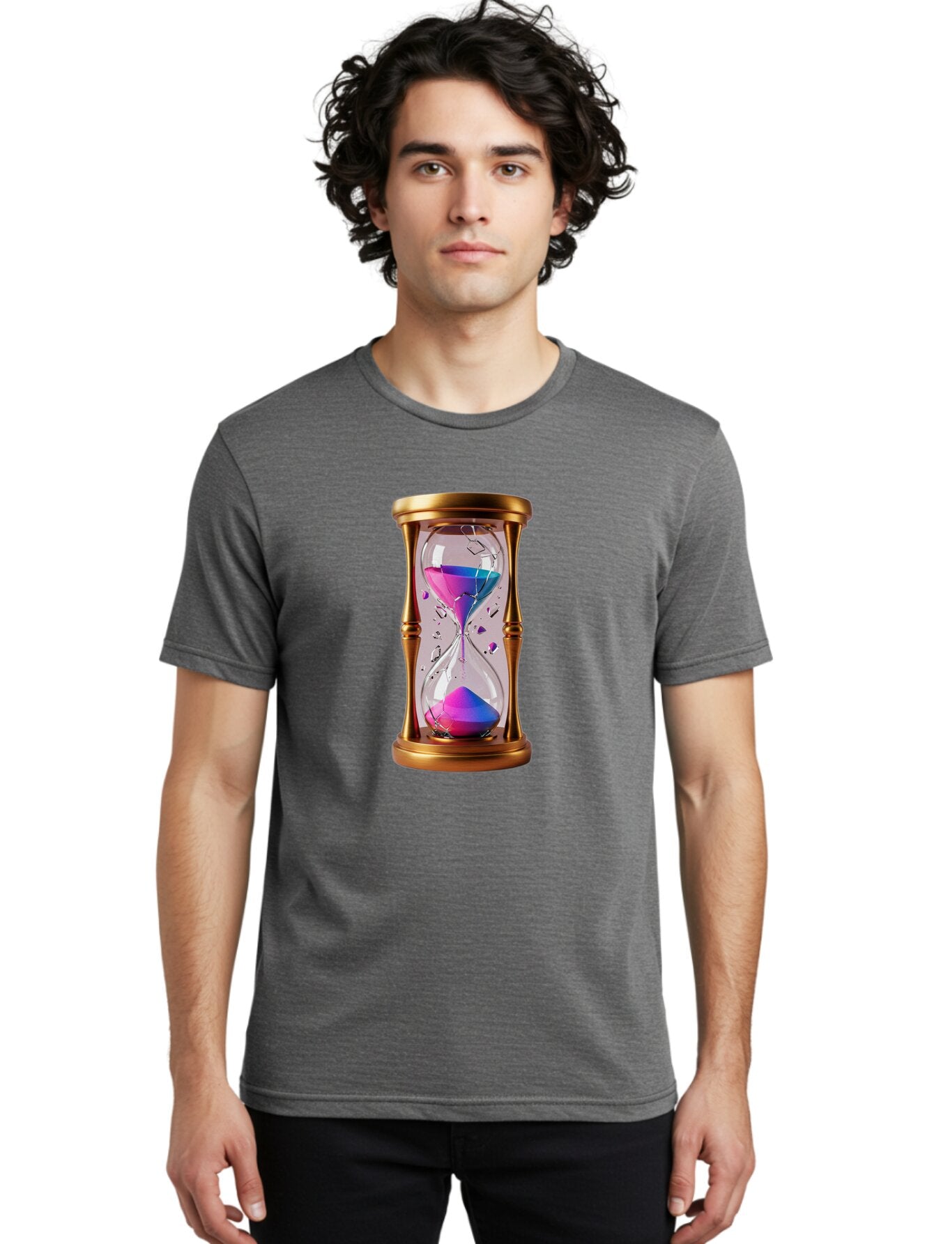 Broken-Hourglass Men'S Graphic Tee, 100% Cotton, Comfortable Casual Summer Wear, Machine Washable, Vintage Camera, Old Camera, Antique Camera, Black Camera, Classic Photography, Photography Equipment, Nostalgic Device, Film Camera, Camera Art Baq393 26