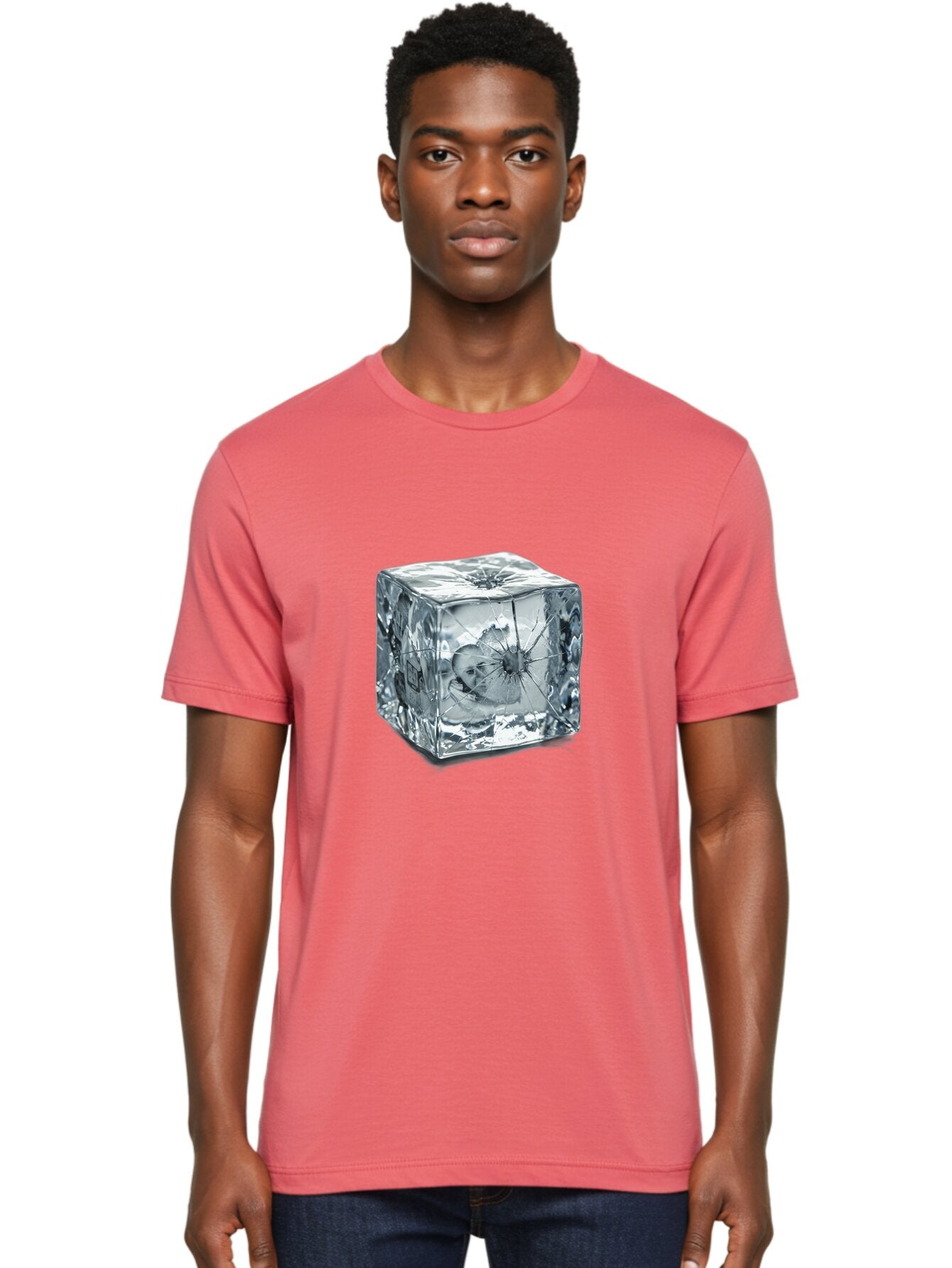 Broken-Ice-Cube Men'S Graphic Tee, 100% Cotton, Comfortable Casual Summer Wear, Machine Washable, Vintage Camera, Old Camera, Antique Camera, Black Camera, Classic Photography, Photography Equipment, Nostalgic Device, Film Camera, Camera Art Baq394 27