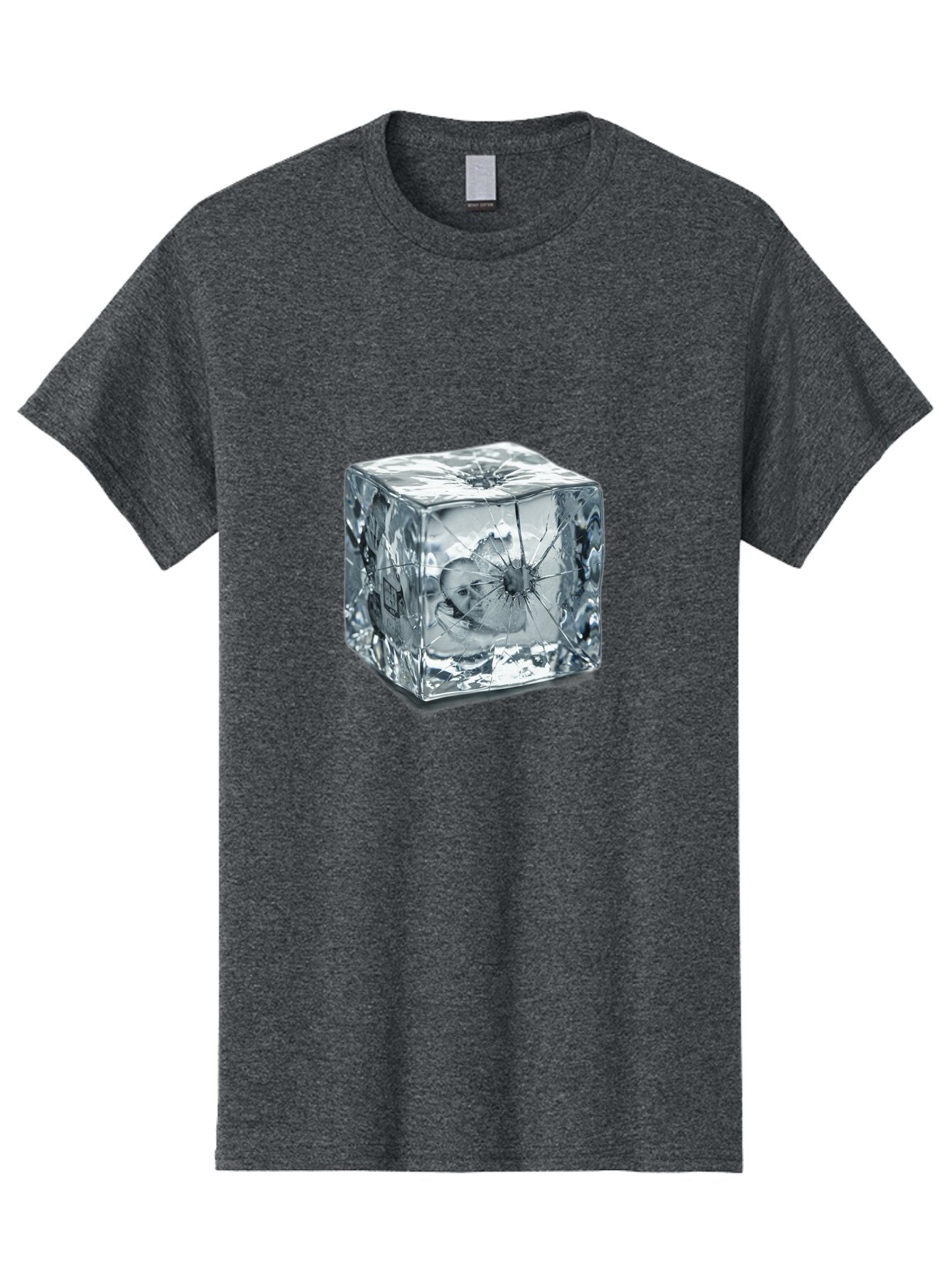 Broken-Ice-Cube Men'S Graphic Tee, 100% Cotton, Comfortable Casual Summer Wear, Machine Washable, Vintage Camera, Old Camera, Antique Camera, Black Camera, Classic Photography, Photography Equipment, Nostalgic Device, Film Camera, Camera Art Baq394 8