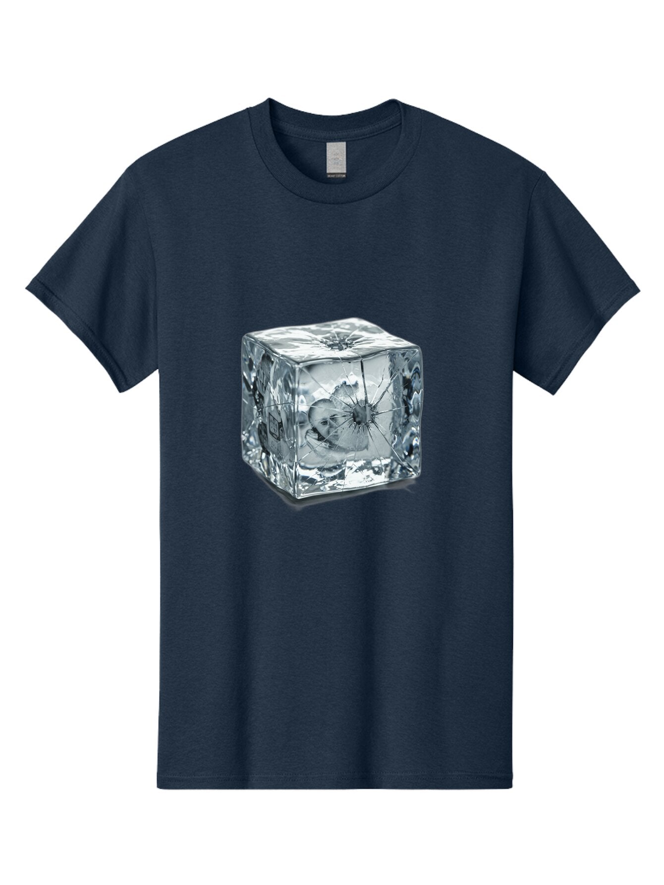Broken-Ice-Cube Men'S Graphic Tee, 100% Cotton, Comfortable Casual Summer Wear, Machine Washable, Vintage Camera, Old Camera, Antique Camera, Black Camera, Classic Photography, Photography Equipment, Nostalgic Device, Film Camera, Camera Art Baq394 12
