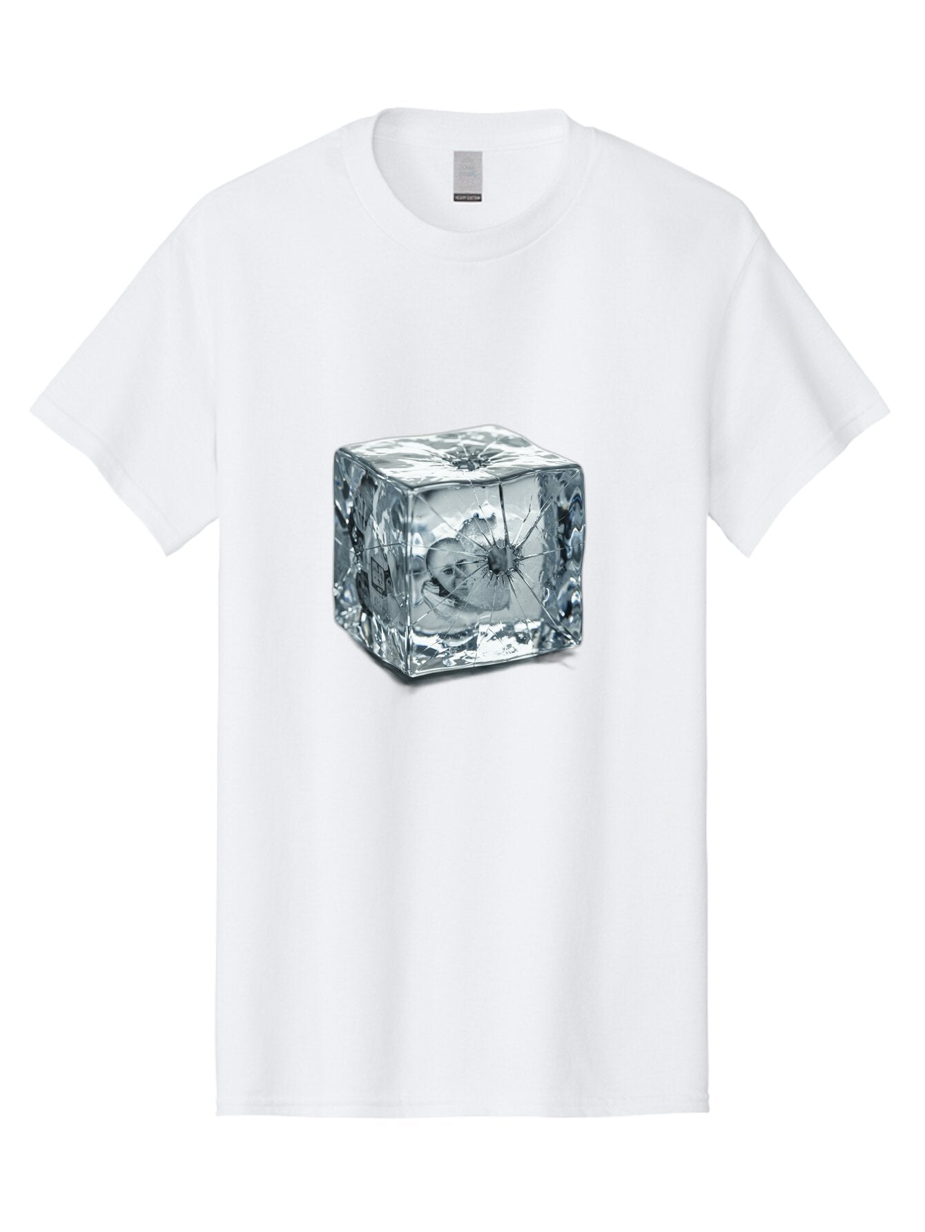 Broken-Ice-Cube Men'S Graphic Tee, 100% Cotton, Comfortable Casual Summer Wear, Machine Washable, Vintage Camera, Old Camera, Antique Camera, Black Camera, Classic Photography, Photography Equipment, Nostalgic Device, Film Camera, Camera Art Baq394 1