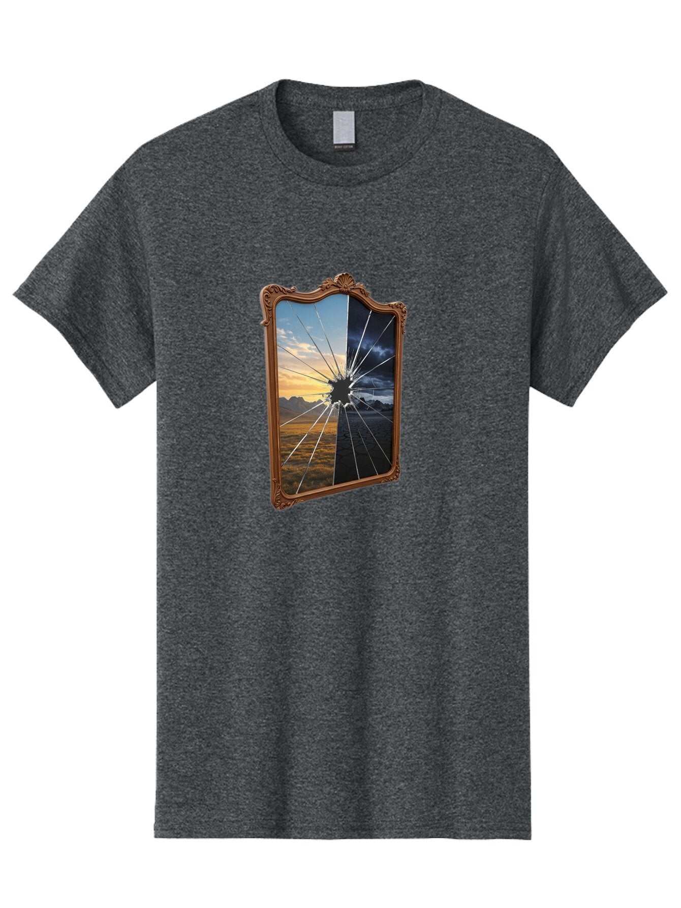 Broken-Mirror Men'S Graphic Tee, 100% Cotton, Comfortable Casual Summer Wear, Machine Washable, Vintage Camera, Old Camera, Antique Camera, Black Camera, Classic Photography, Photography Equipment, Nostalgic Device, Film Camera, Camera Art Baq395 15