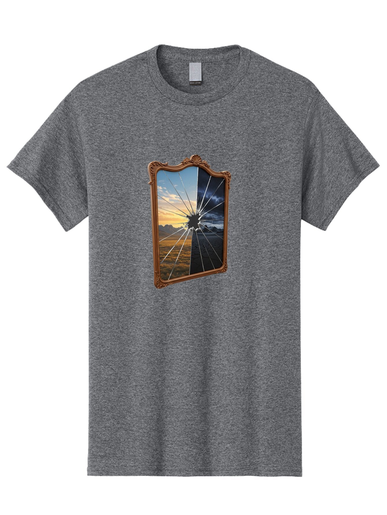 Broken-Mirror Men'S Graphic Tee, 100% Cotton, Comfortable Casual Summer Wear, Machine Washable, Vintage Camera, Old Camera, Antique Camera, Black Camera, Classic Photography, Photography Equipment, Nostalgic Device, Film Camera, Camera Art Baq395 5