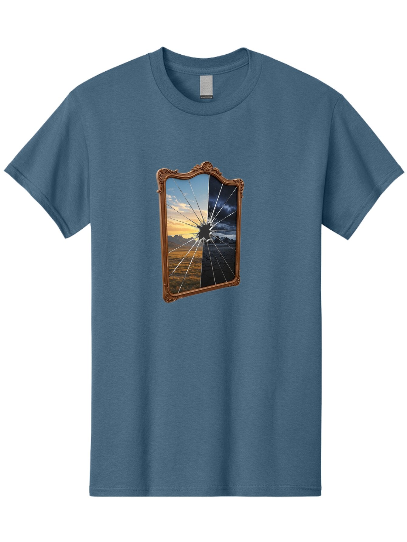 Broken-Mirror Men'S Graphic Tee, 100% Cotton, Comfortable Casual Summer Wear, Machine Washable, Vintage Camera, Old Camera, Antique Camera, Black Camera, Classic Photography, Photography Equipment, Nostalgic Device, Film Camera, Camera Art Baq395 2