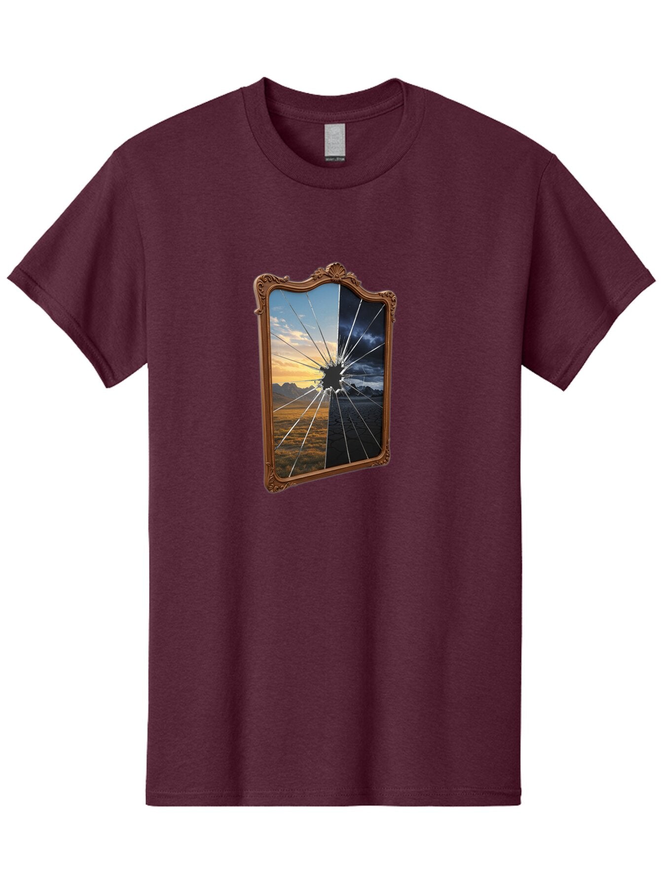 Broken-Mirror Men'S Graphic Tee, 100% Cotton, Comfortable Casual Summer Wear, Machine Washable, Vintage Camera, Old Camera, Antique Camera, Black Camera, Classic Photography, Photography Equipment, Nostalgic Device, Film Camera, Camera Art Baq395 3