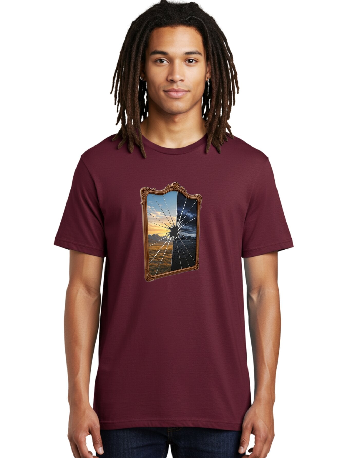 Broken-Mirror Men'S Graphic Tee, 100% Cotton, Comfortable Casual Summer Wear, Machine Washable, Vintage Camera, Old Camera, Antique Camera, Black Camera, Classic Photography, Photography Equipment, Nostalgic Device, Film Camera, Camera Art Baq395 22